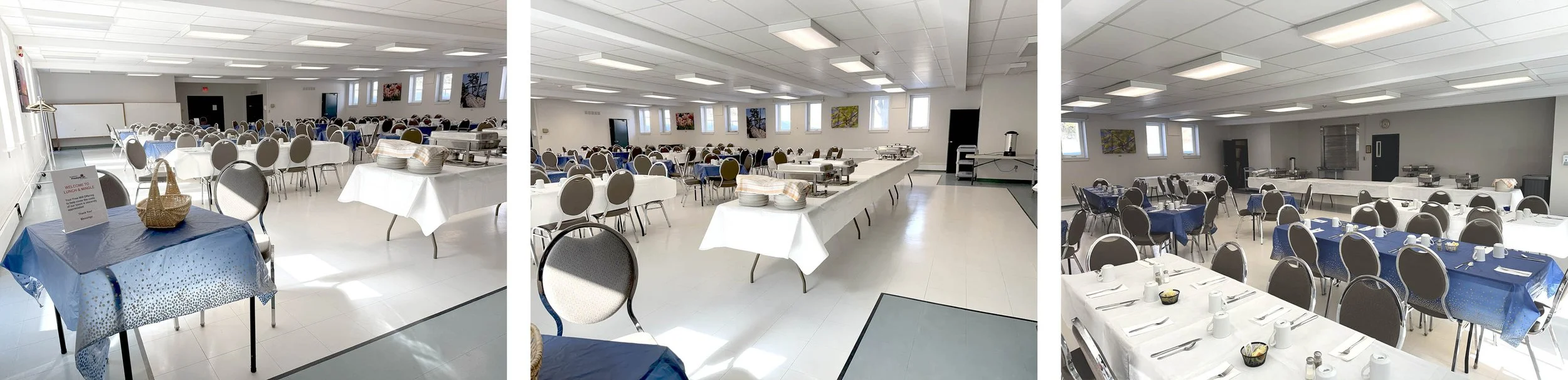 Fellowship Hall panoramic view