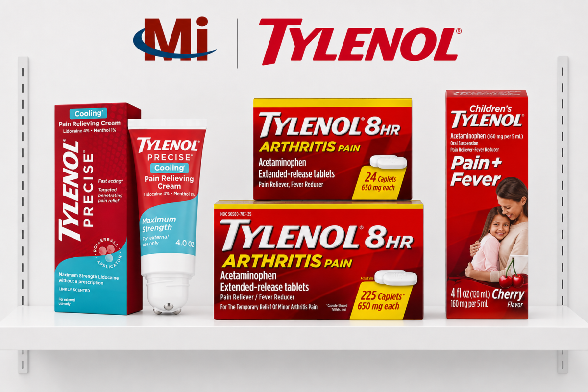 Merchandise Inc. Tylenol Arthritis 8 HR, Precise pain relief cream, and Children's Tylenol wholesale