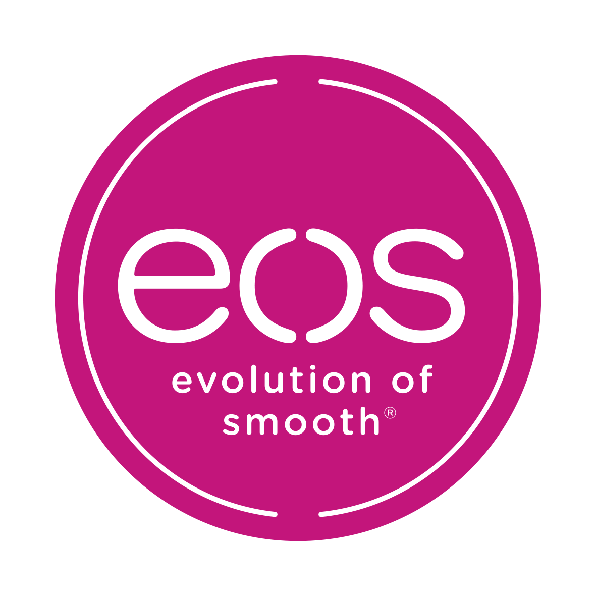 EOS evolution of smooth logo — EOS wholesale distributor USA through Merchandise Inc.