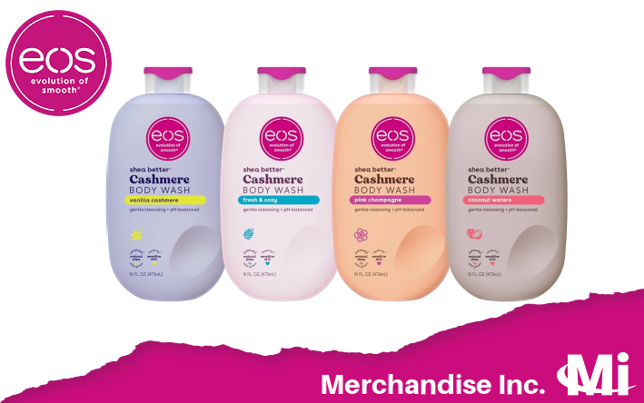 EOS body wash wholesale distributor USA — multiple scents