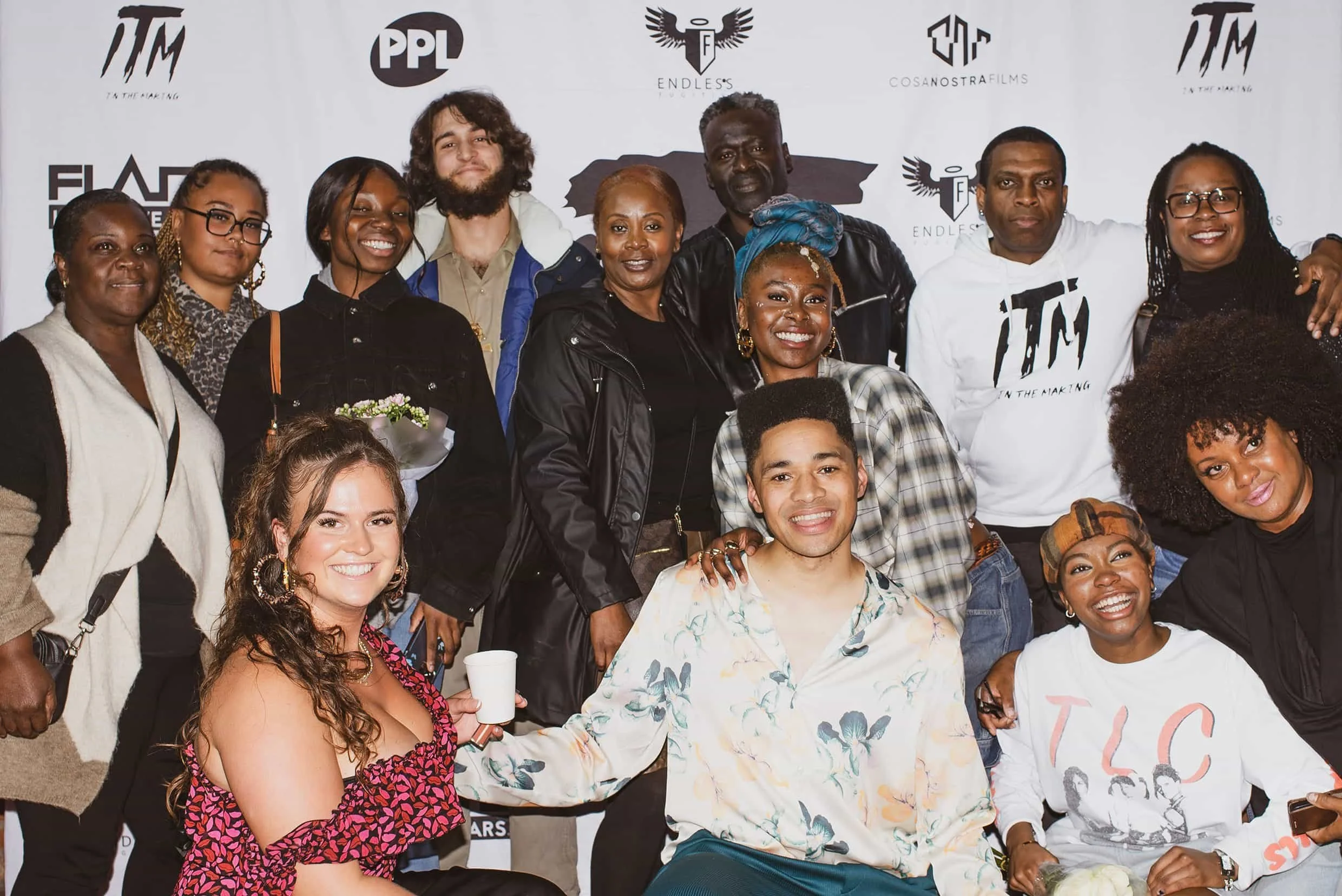 Image from ITM live show including band members and guests