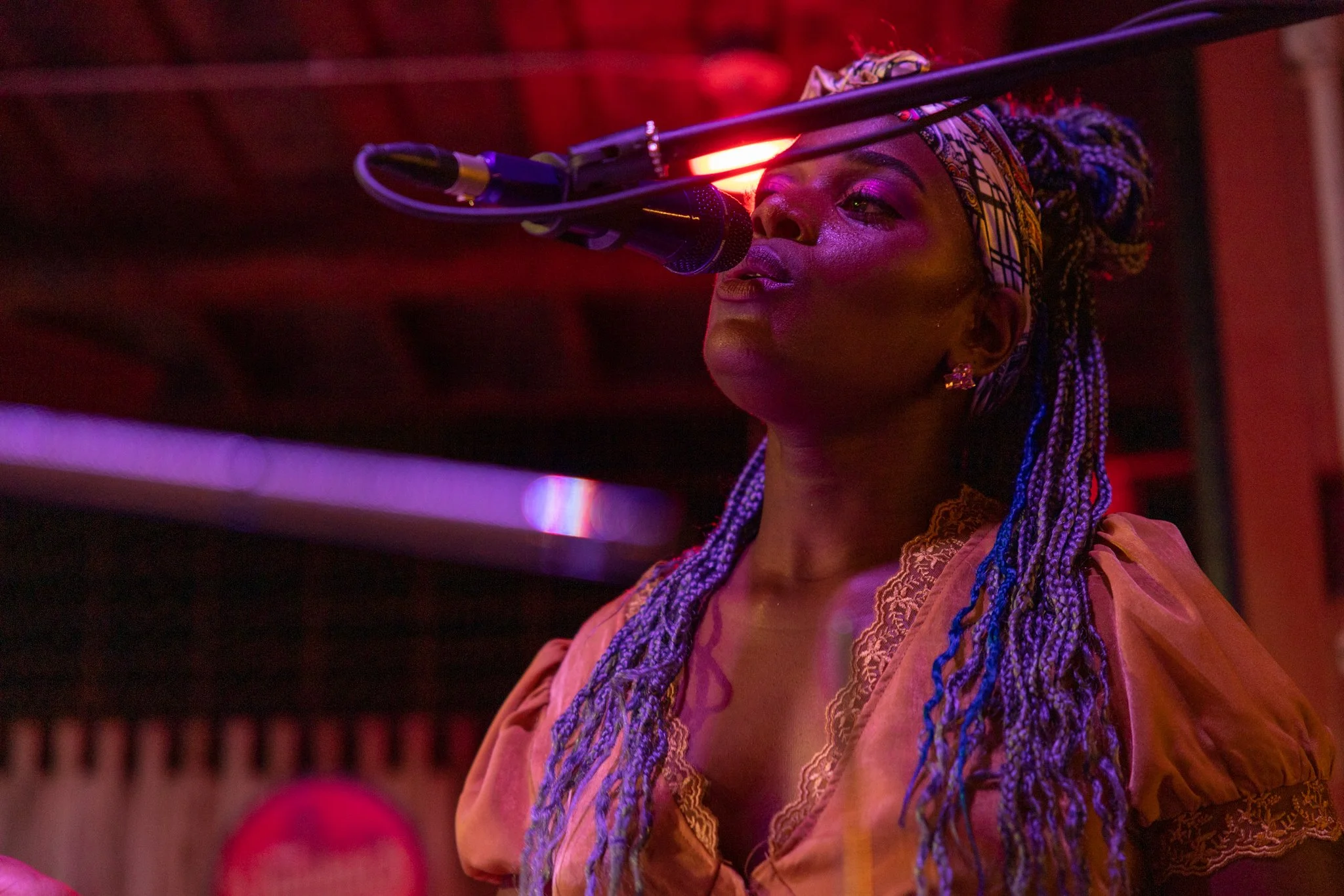 TK Jackson of Southern Avenue Live at Railgarten in Memphis, TN