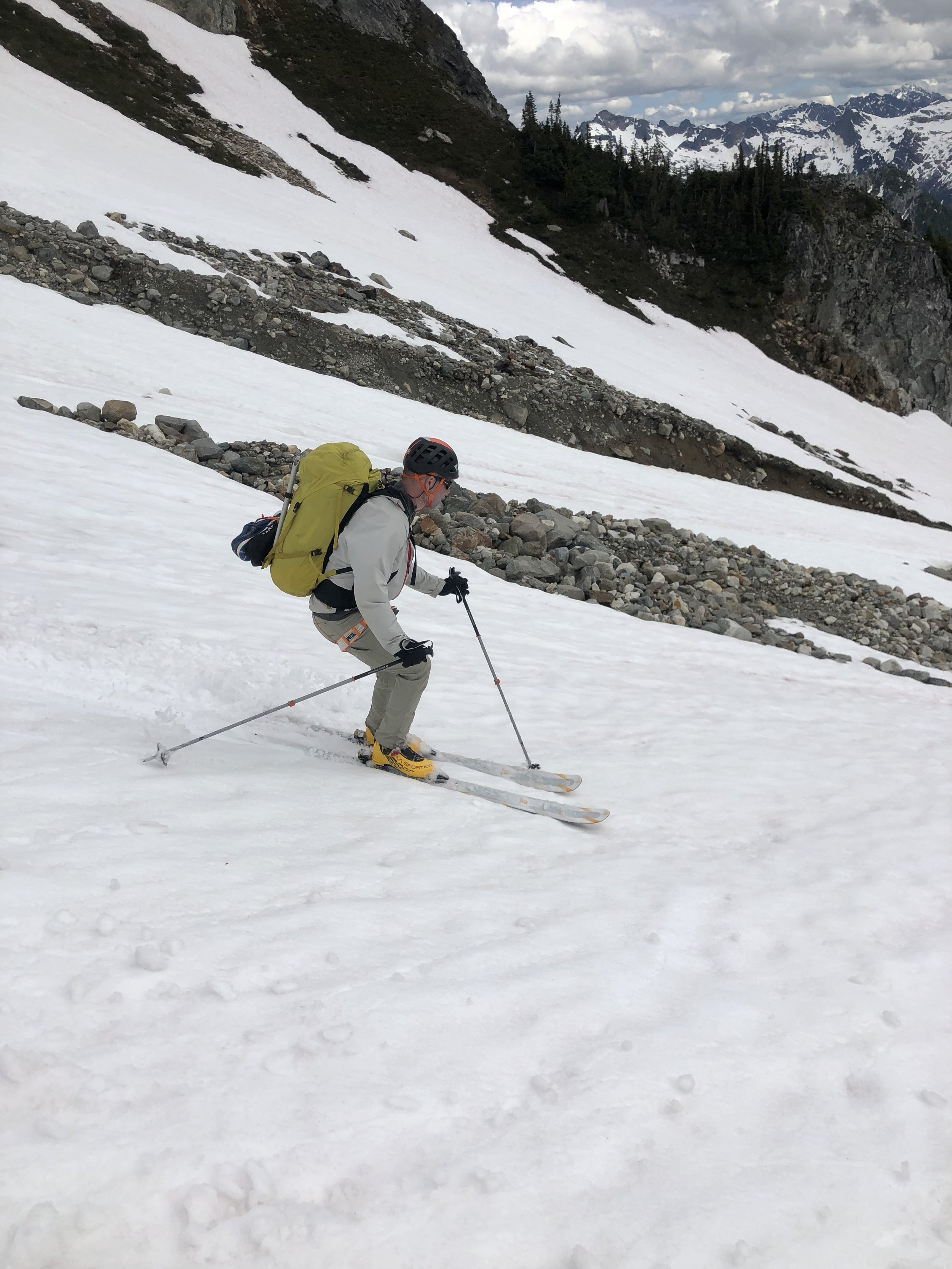 Skiing the Ptarmigan Traverse.