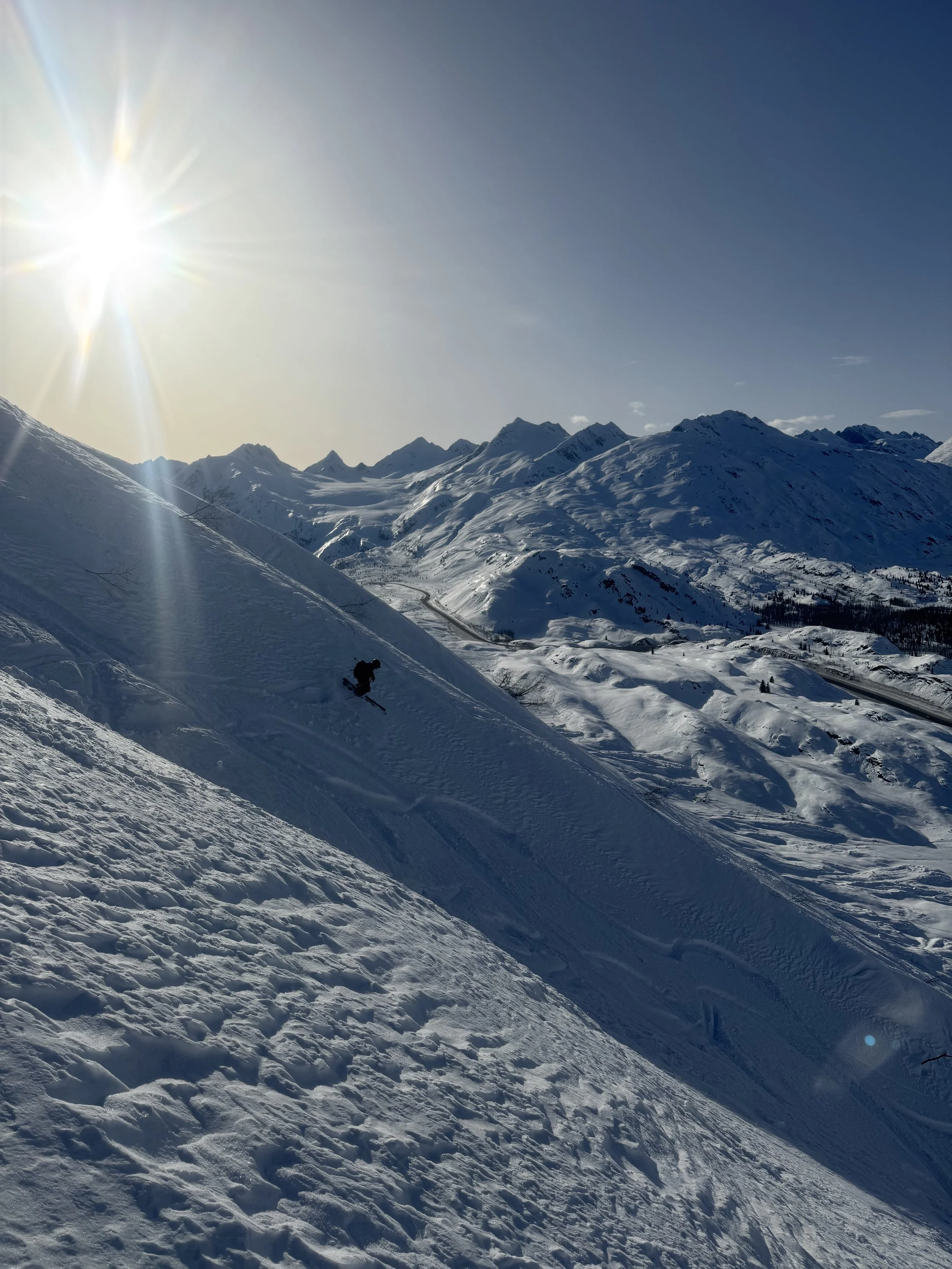Just another amazing run while ski touring around in the Chugach Mountains near Thompson Pass and Valdez, Alaska. Photo by Ian Nicholson
