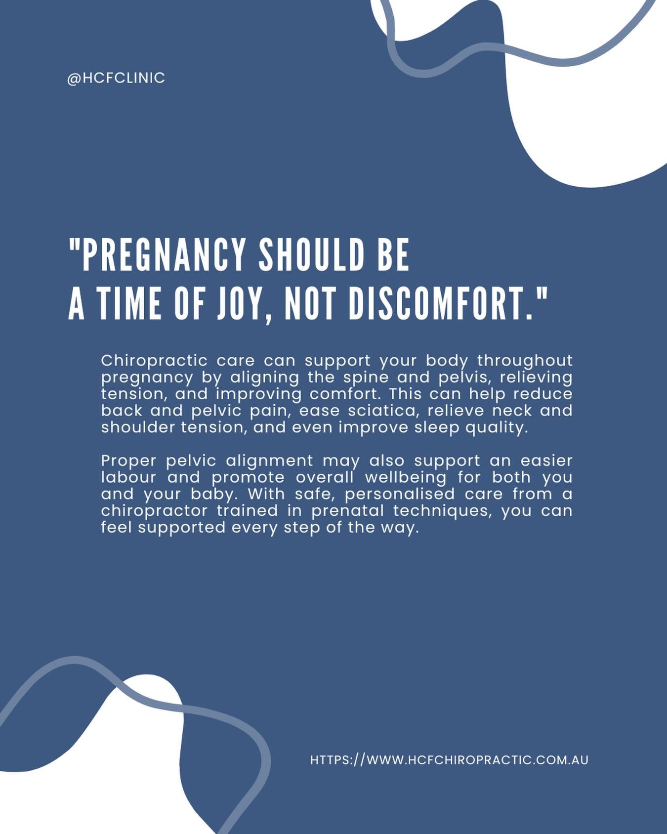 Pregnancy changes your posture, your pelvis, your centre of gravity.
It&rsquo;s a lot for your body to adapt to.

If you&rsquo;re feeling sore, tight, or uncomfortable, you&rsquo;re not alone.

Our focus is supporting your alignment and nervous syste