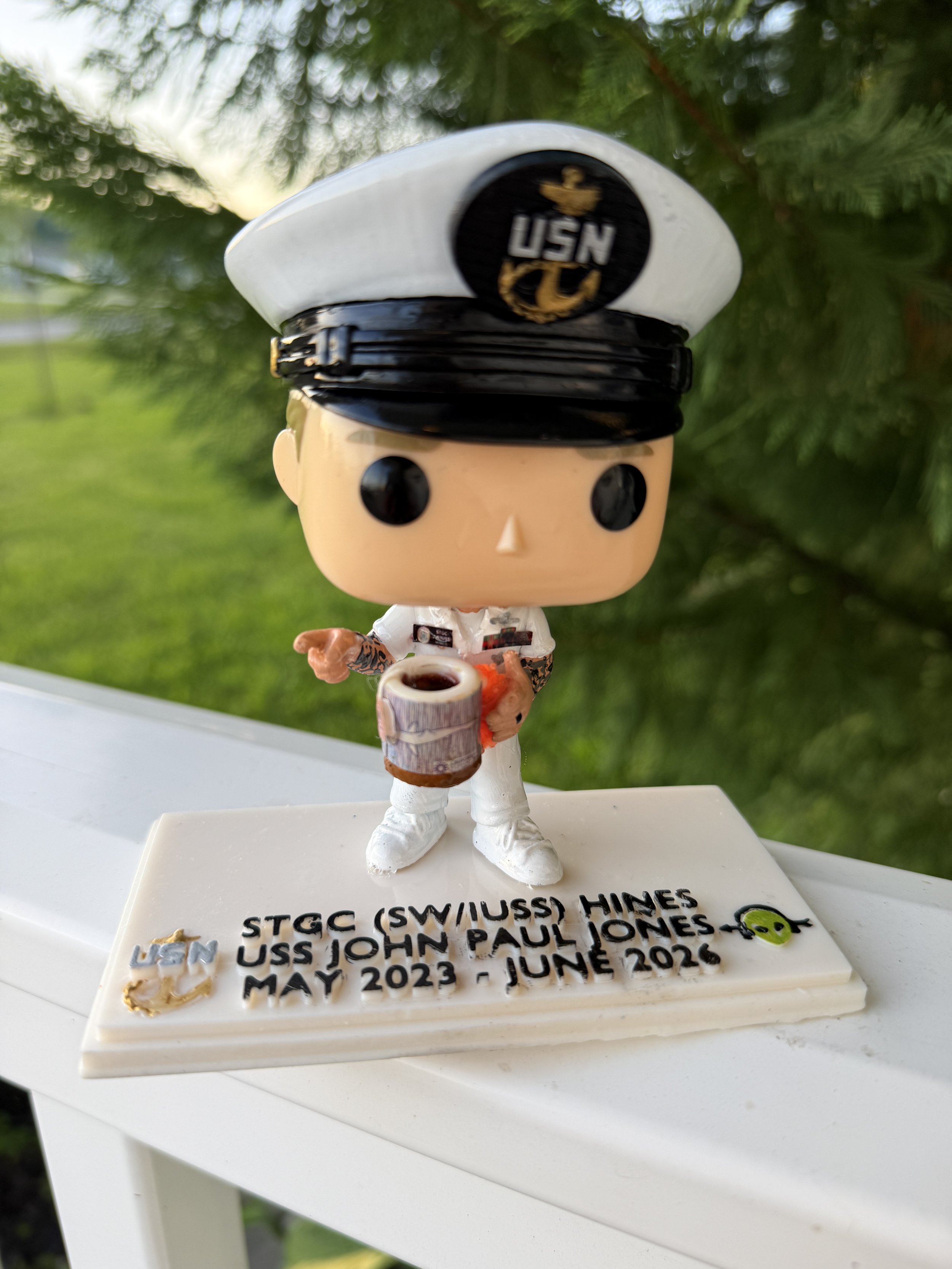 Custom Military Pop Figure