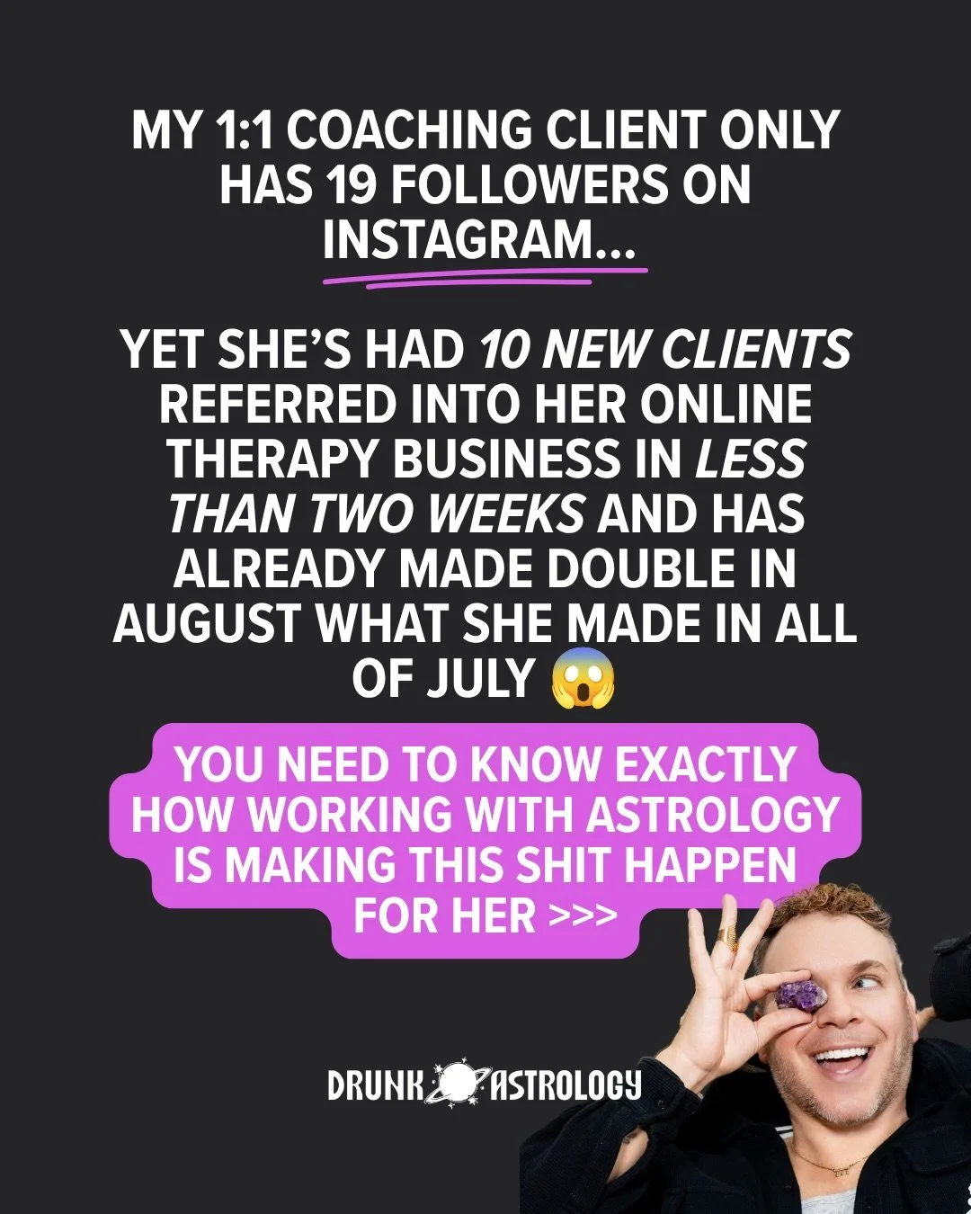 🥵 Hot Take: the amount of followers you have has absolutely NOTHING to do with how much money you make.

Sure, you CAN obsess over visibility! You can invest all your time into growing your social media account, hitting those 10K or even 100K follow