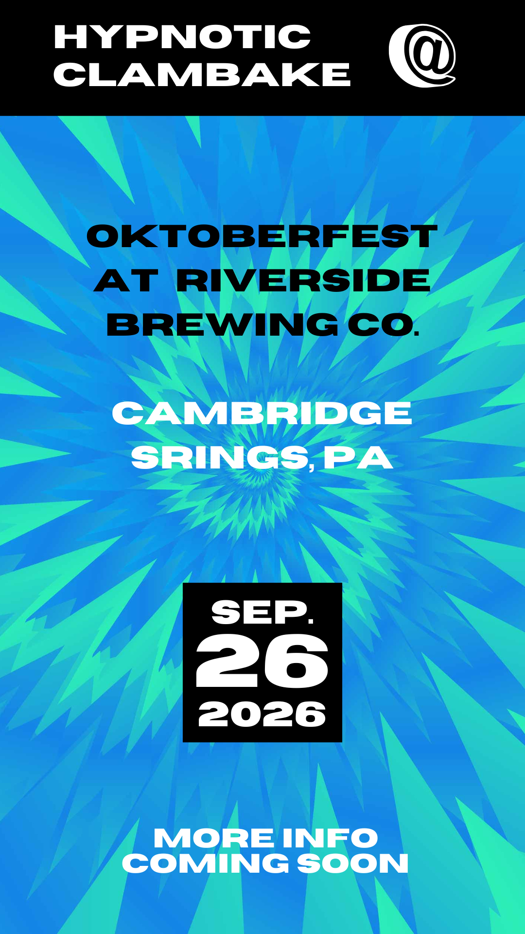 Oktoberfest with Hypnotic Clambake at Riverside Brewing Co.