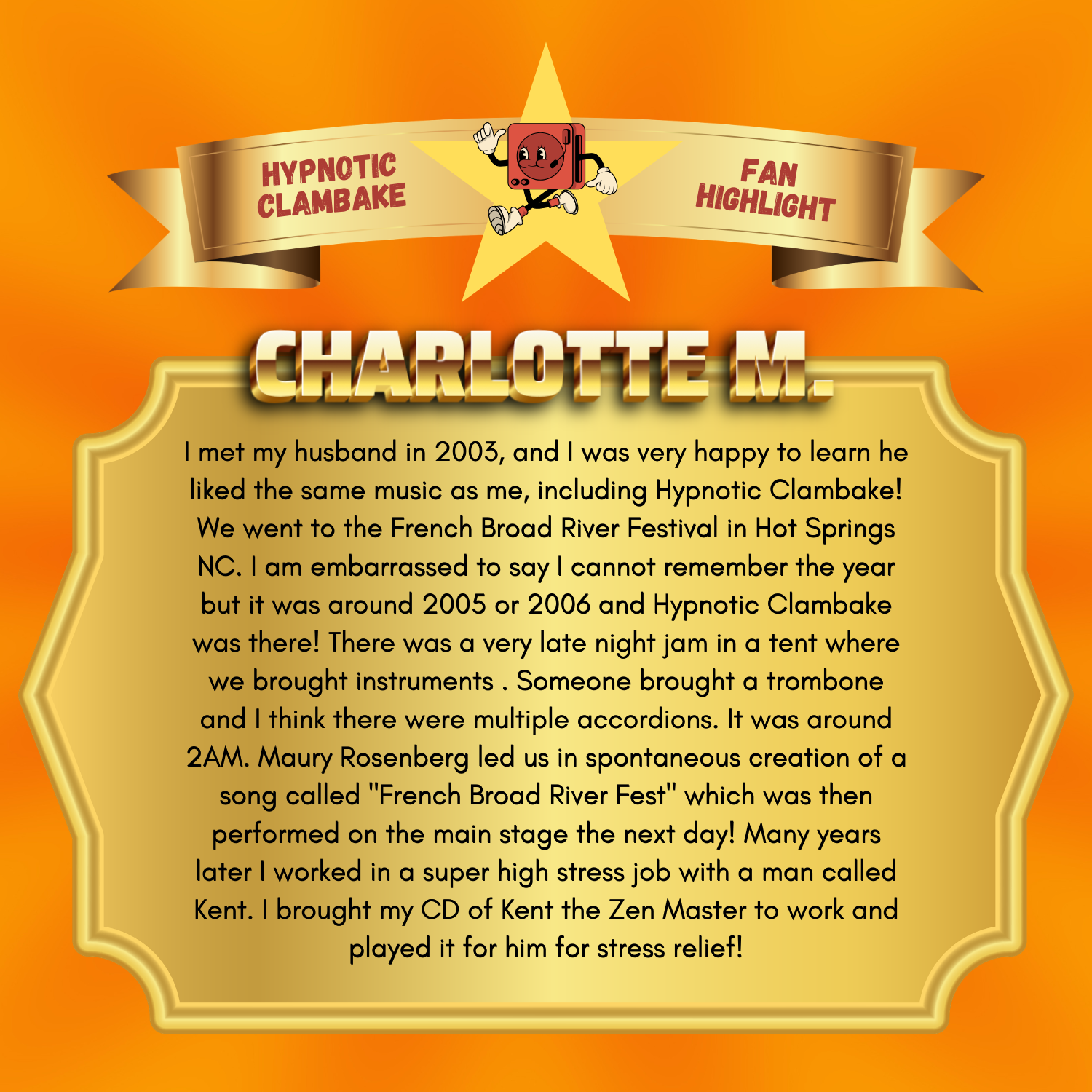 Featured Fan Highlight: Charlotte M.