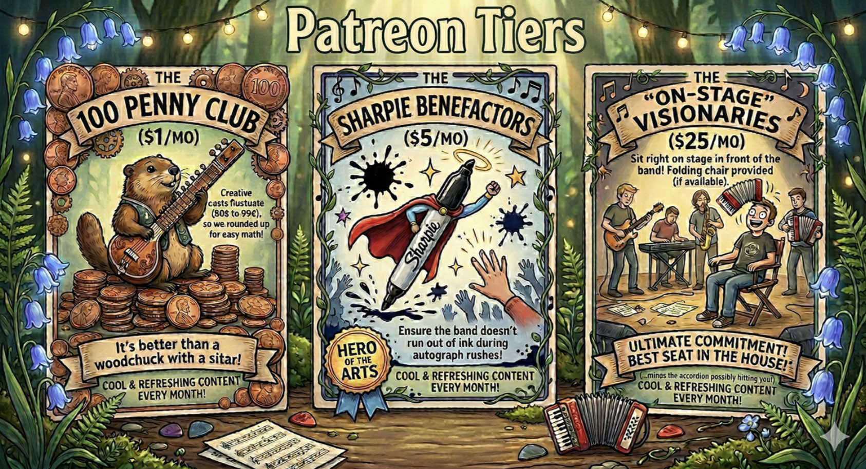 Ahoy! New Patreon Membership Options Are Here!