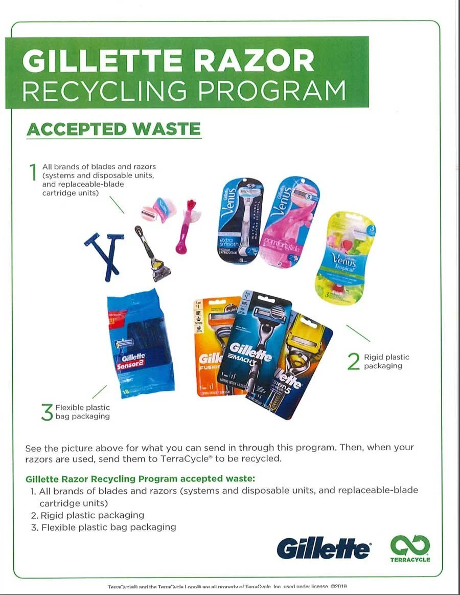 How to recycle razors and razor blades