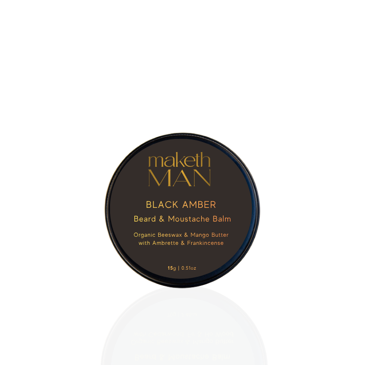 BLACK AMBER BEARD BALM — 15g Sample