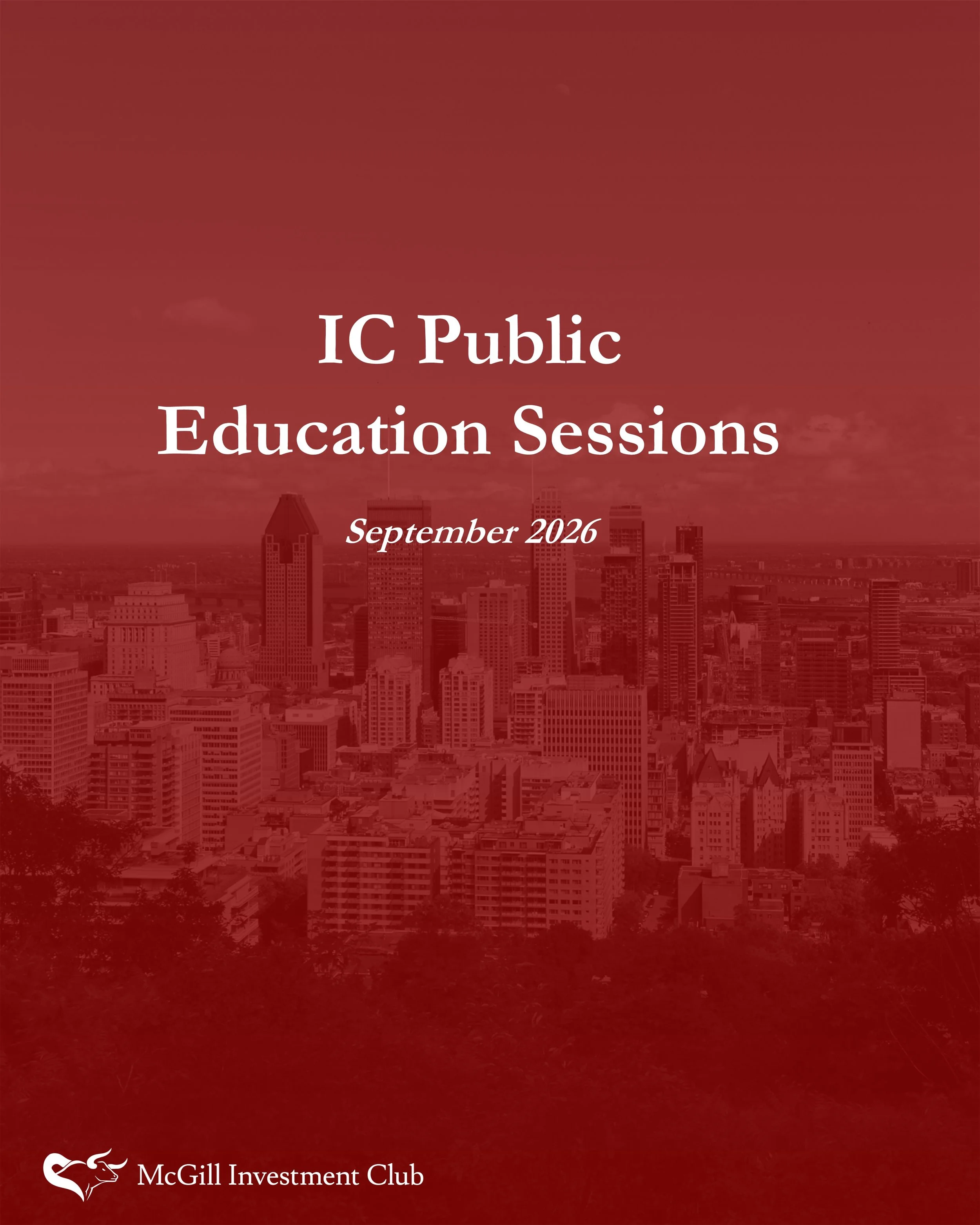 The MIC is excited to kick off our weekly Education Sessions, open to all MIC members.

This month, we&rsquo;ll begin our stock pitching curriculum with an Introduction to Stock Pitching on Monday, September 21, followed by a session on Industry Anal