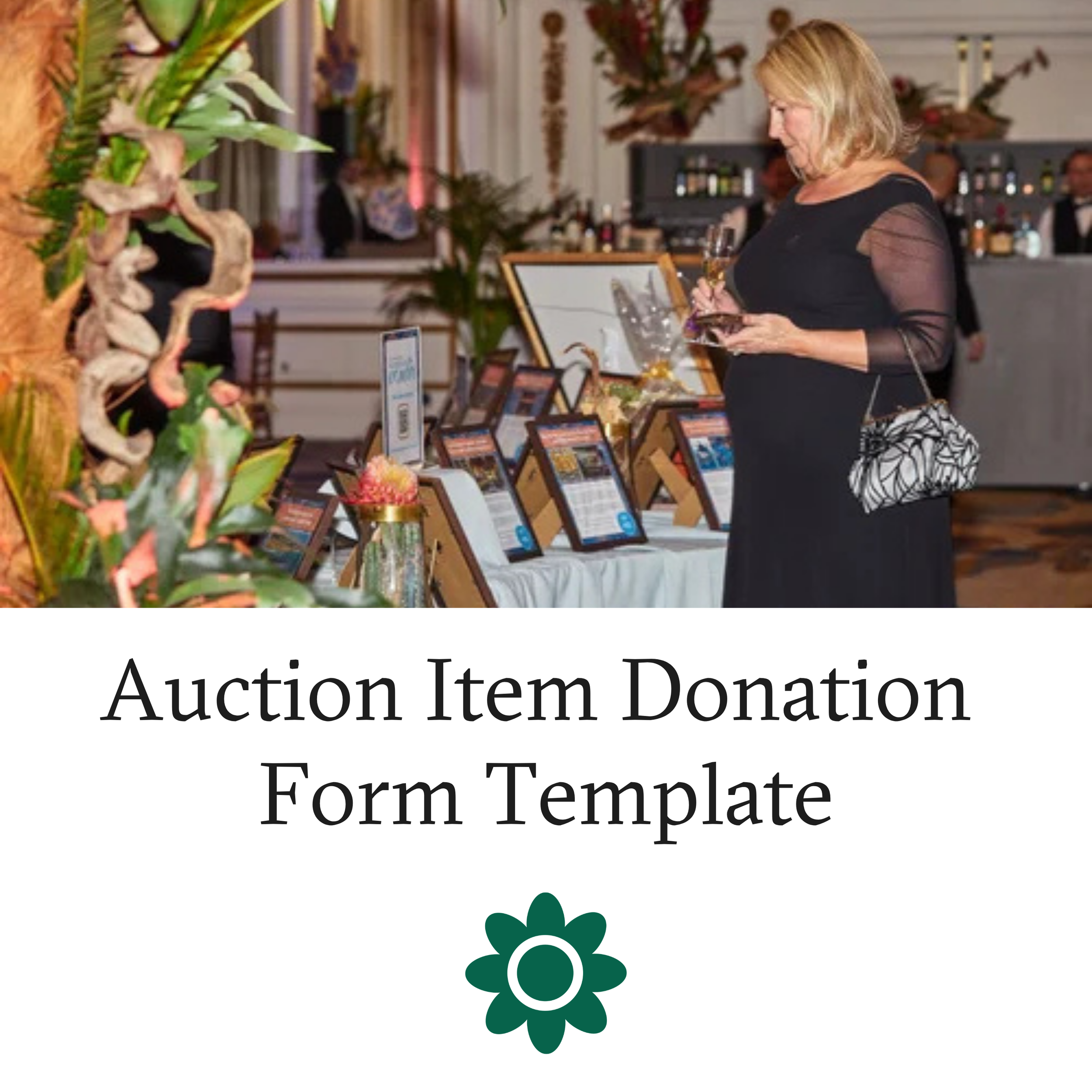 Auction Item Donation Form Template