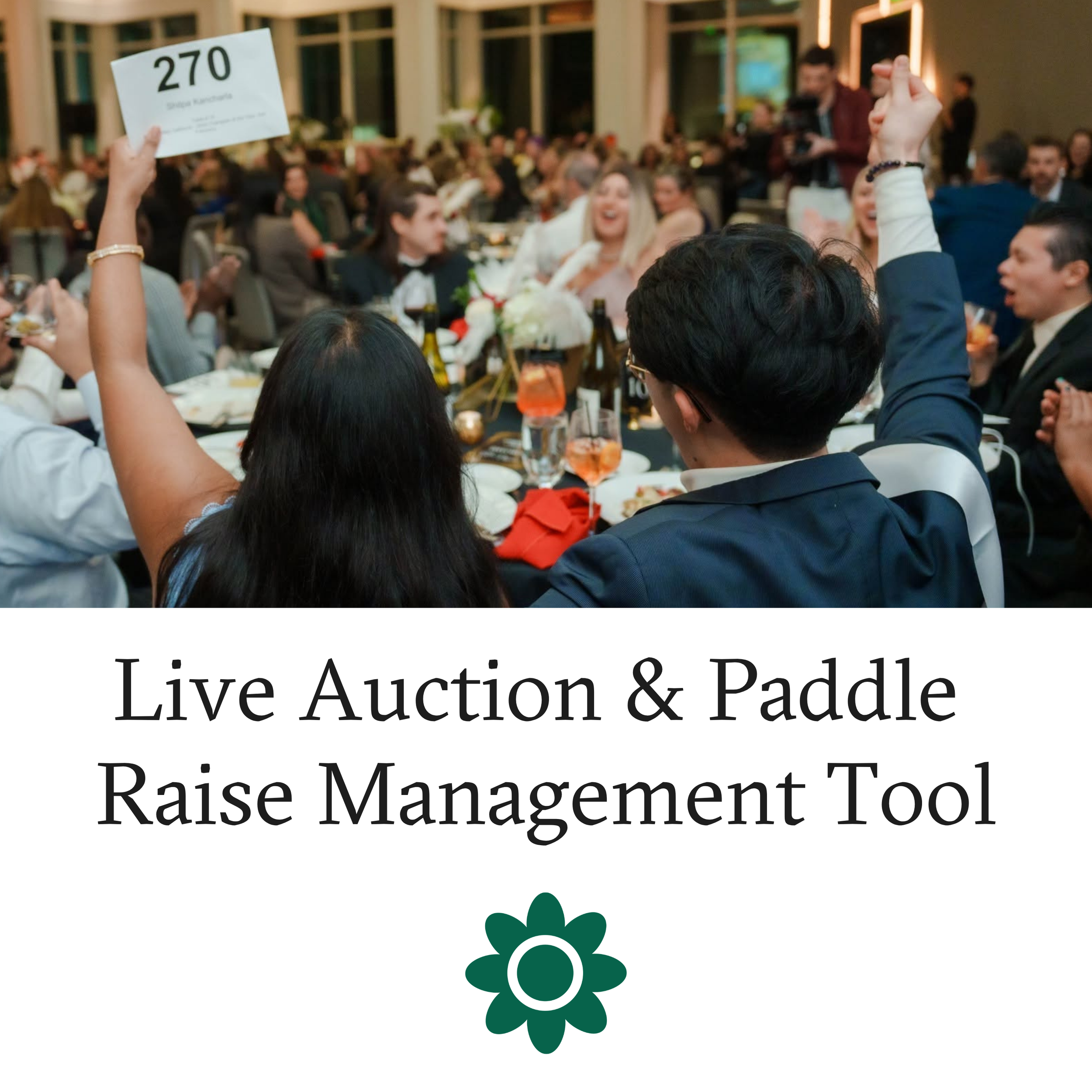 Live Auction & Paddle Raise Management Tool