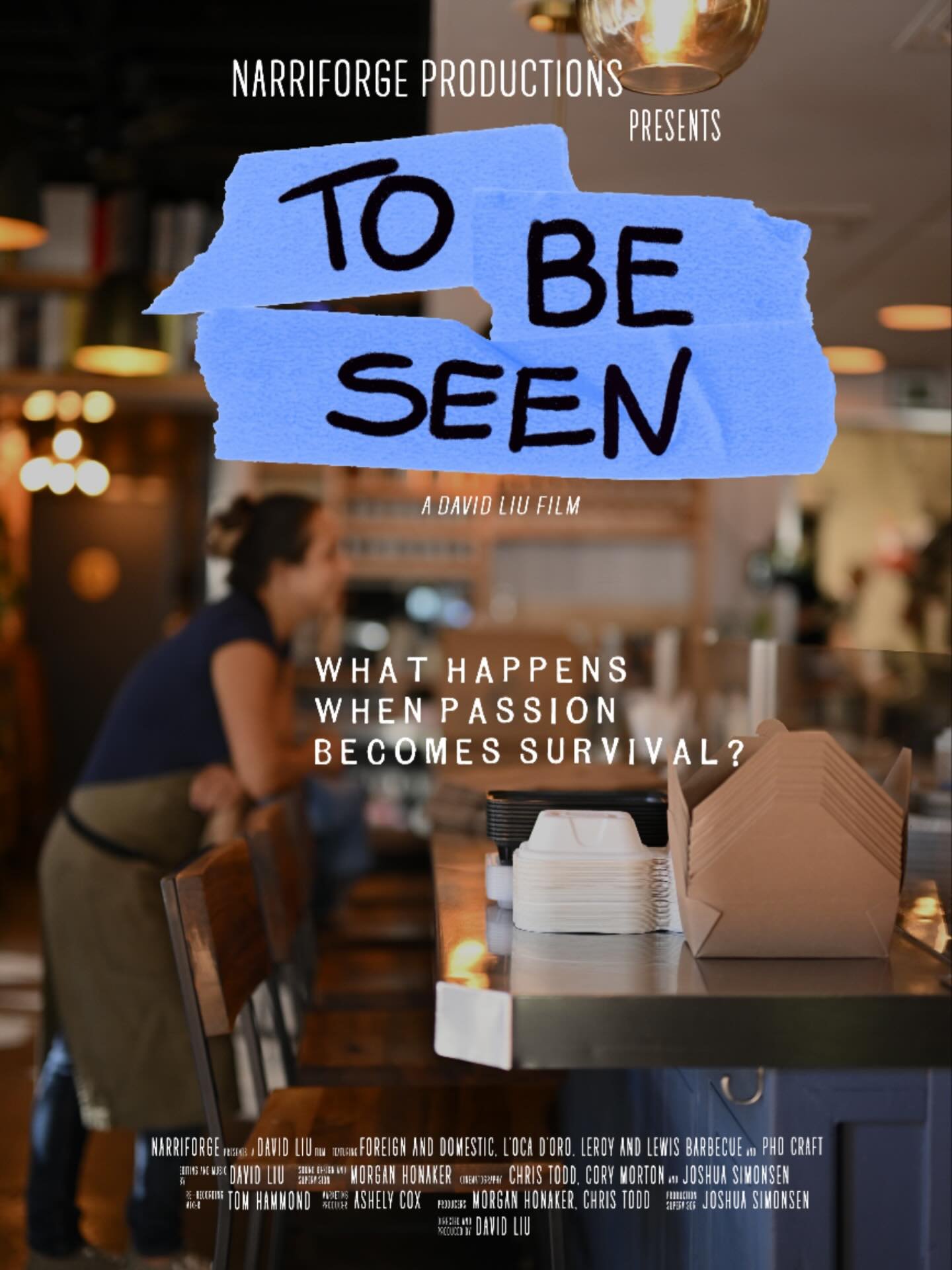 Sarah Heard in the kitchen of Foreign and Domestic (@fndaustin ) before the rush of service. 

Hear her story as one of the four Austin restaurants featured in David Liu&rsquo;s debut documentary &ldquo;TO BE SEEN&rdquo;.

Arriving in 2026. 

A @narr