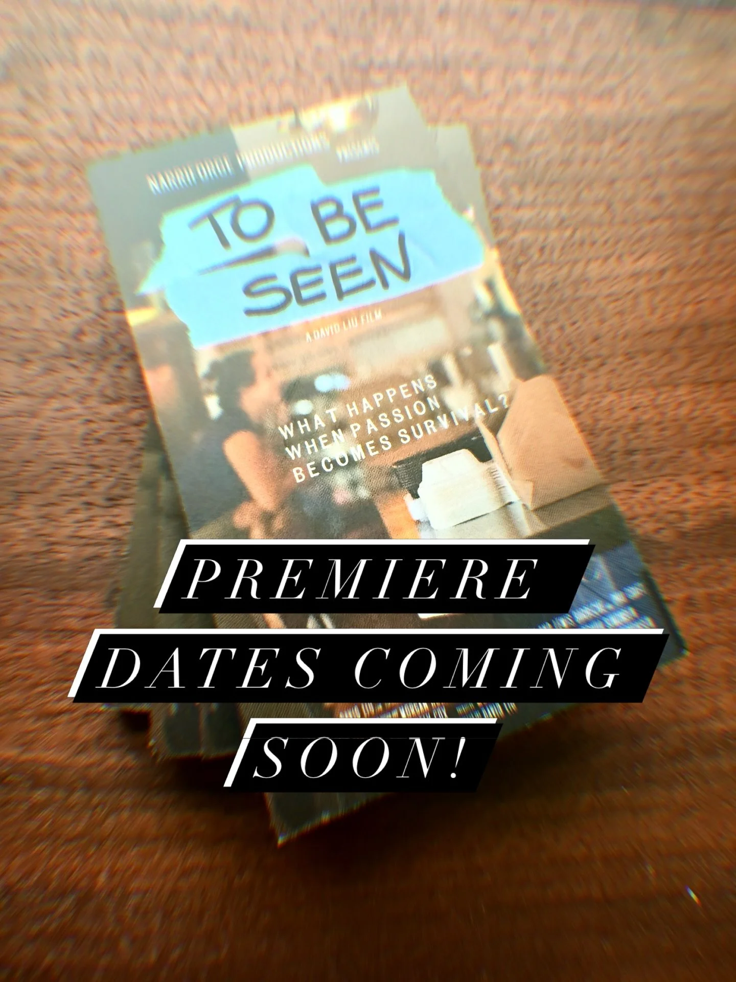 Premiere and showtimes coming soon for TO BE SEEN!

Follow us to stay updated&mdash;link in bio for additional info.