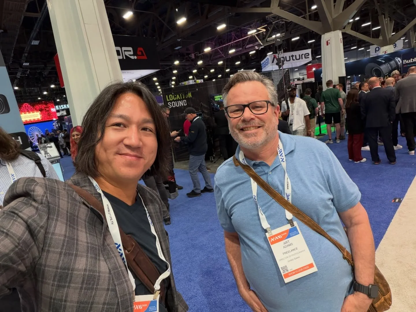 My yearly trip to NAB with lots of changes in the industry this year, but glad to be showing up this year with my upcoming film, @tobeseenfilm 

Happy to see everyone again, and glad for the support over the years!
