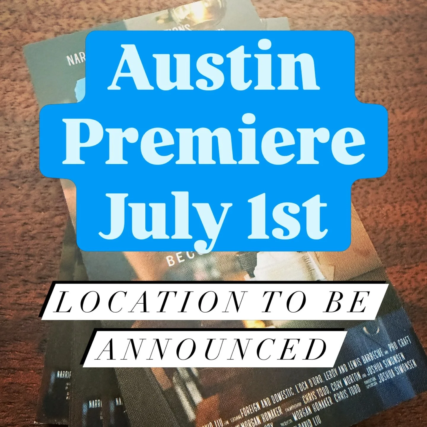 The wait is over&mdash;the Austin premiere of To Be Seen will be July 1st, 2026! 

See the unique stories of @locadoroaustin , @fndaustin , @leroyandlewis , and @thaisontexasnguyen finally revealed on the big screen through one of most difficult time