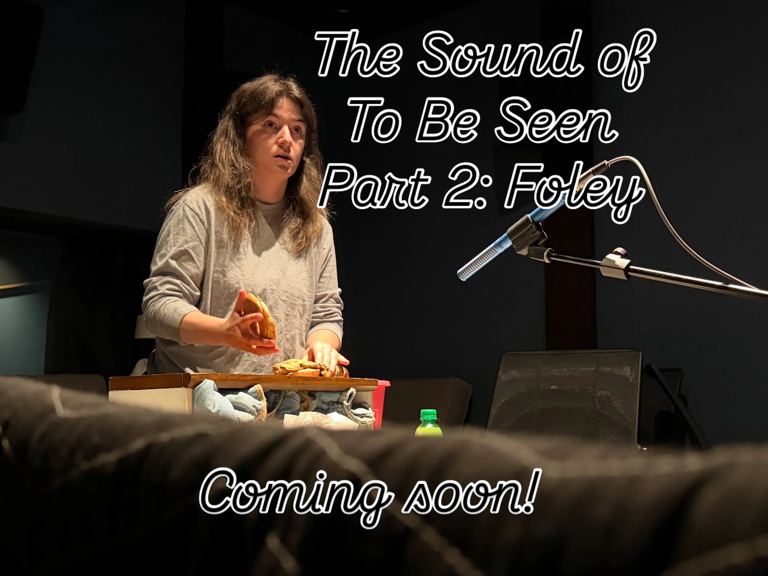 In another upcoming behind the scenes segment, we look at a key element of To Be Seen&rsquo;s unique soundscape&mdash;foley!  Video coming soon, featuring the foley artist @jahnenikkyzachary !

Get your tickets to the premiere of To Be Seen on July 1