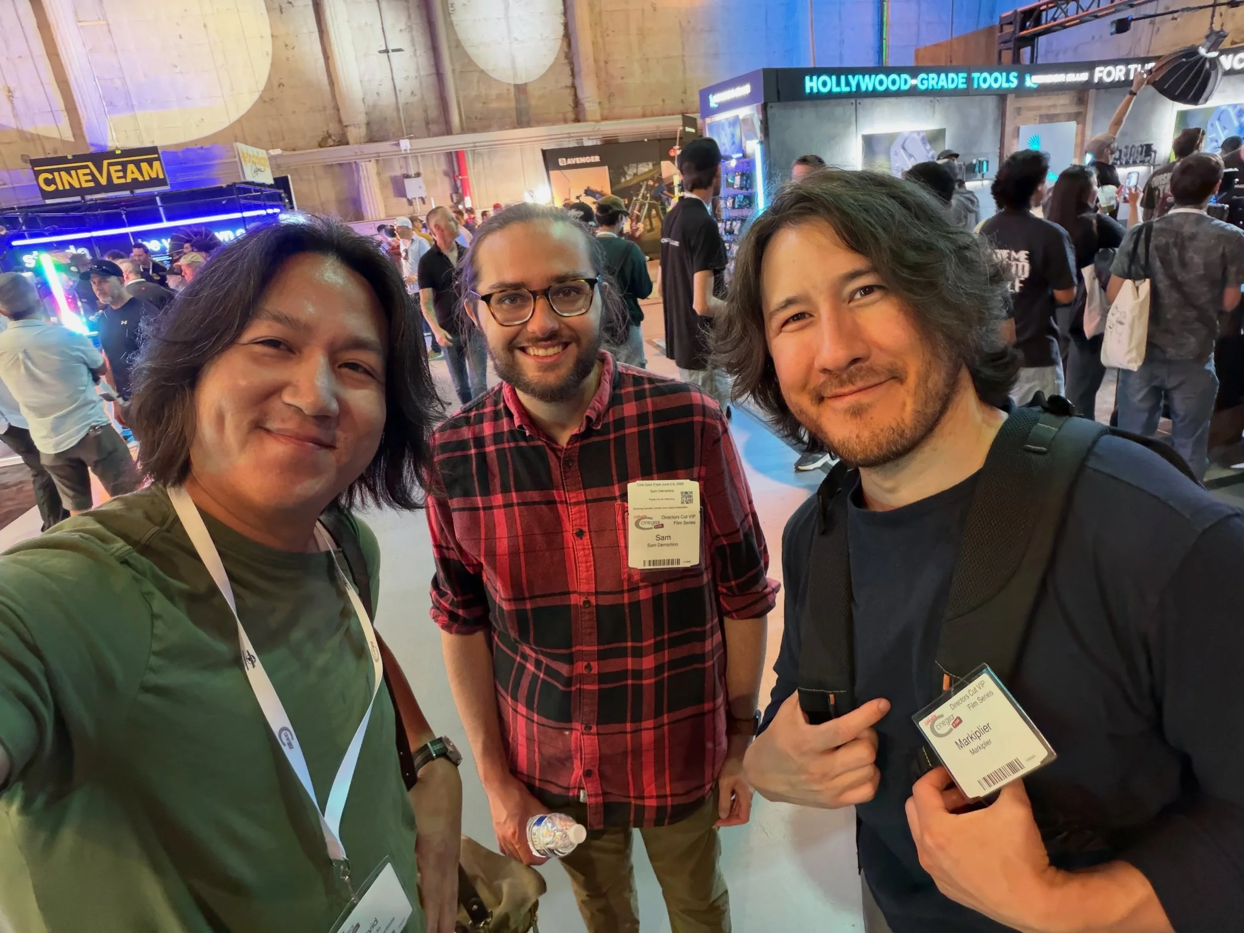 Got to meet with @markiplier and crew at Cinegear LA today!
As we are also releasing our debut film this year (@tobeseenfilm ), it was great getting a perspective on the new landscape of film distribution.