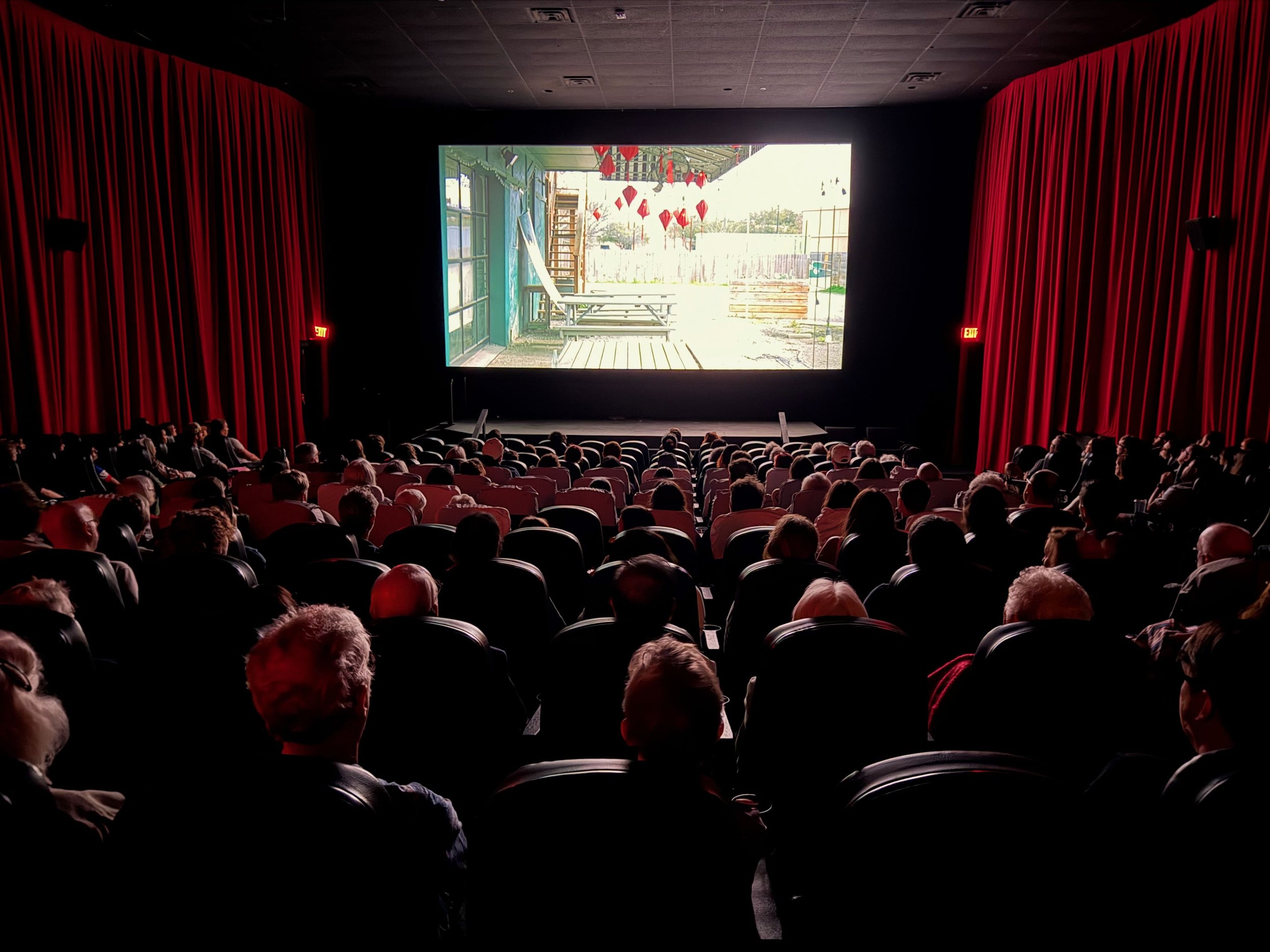 The sold out seating at AFS Cinema