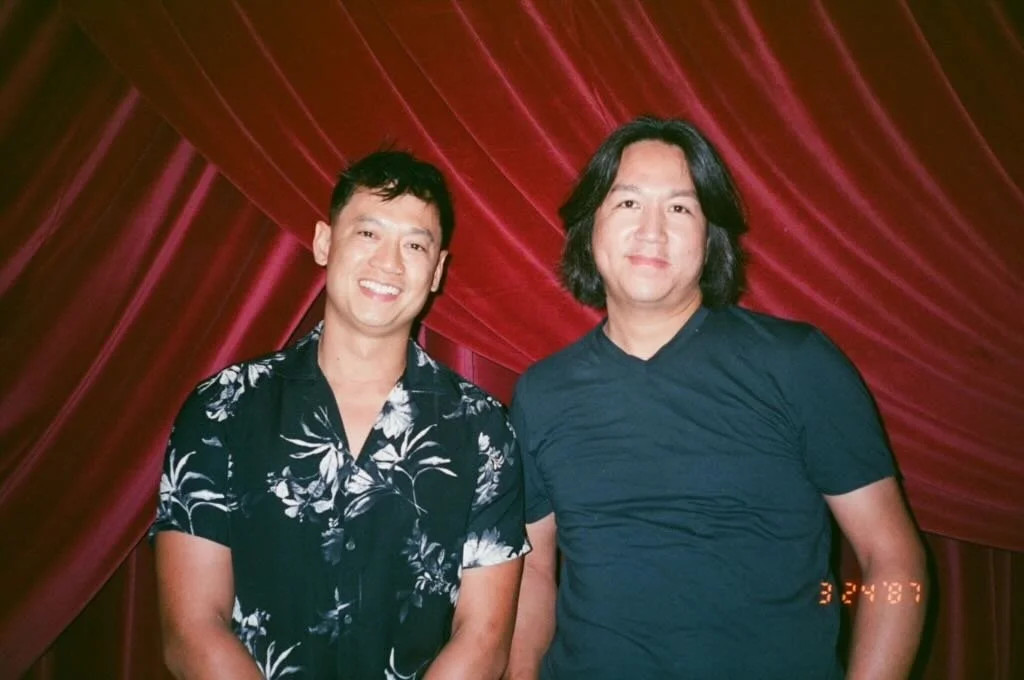 David and Thaison at the premiere