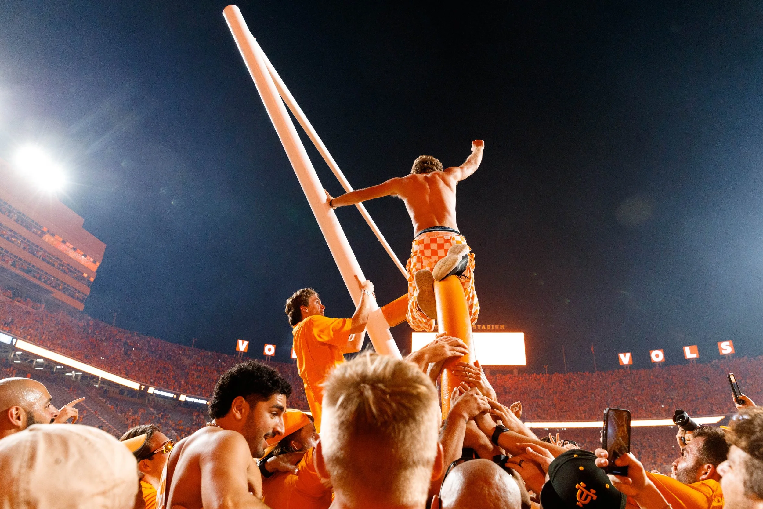 KNOXVILLE, TN - October 15, 2022 - Fans after the game between the Alabama Crimson Tide and the Tennessee Volunteers at Neyland Stadium in Knoxville, TN. Photo By Ian Cox/Tennessee Athletics