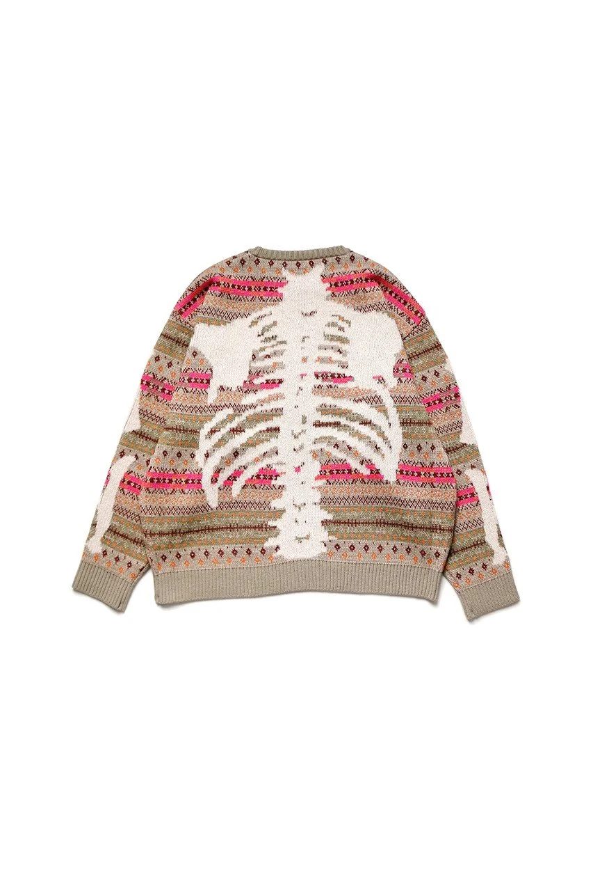 Kapital 7G Wool Fair Isle “Bone” Sweater