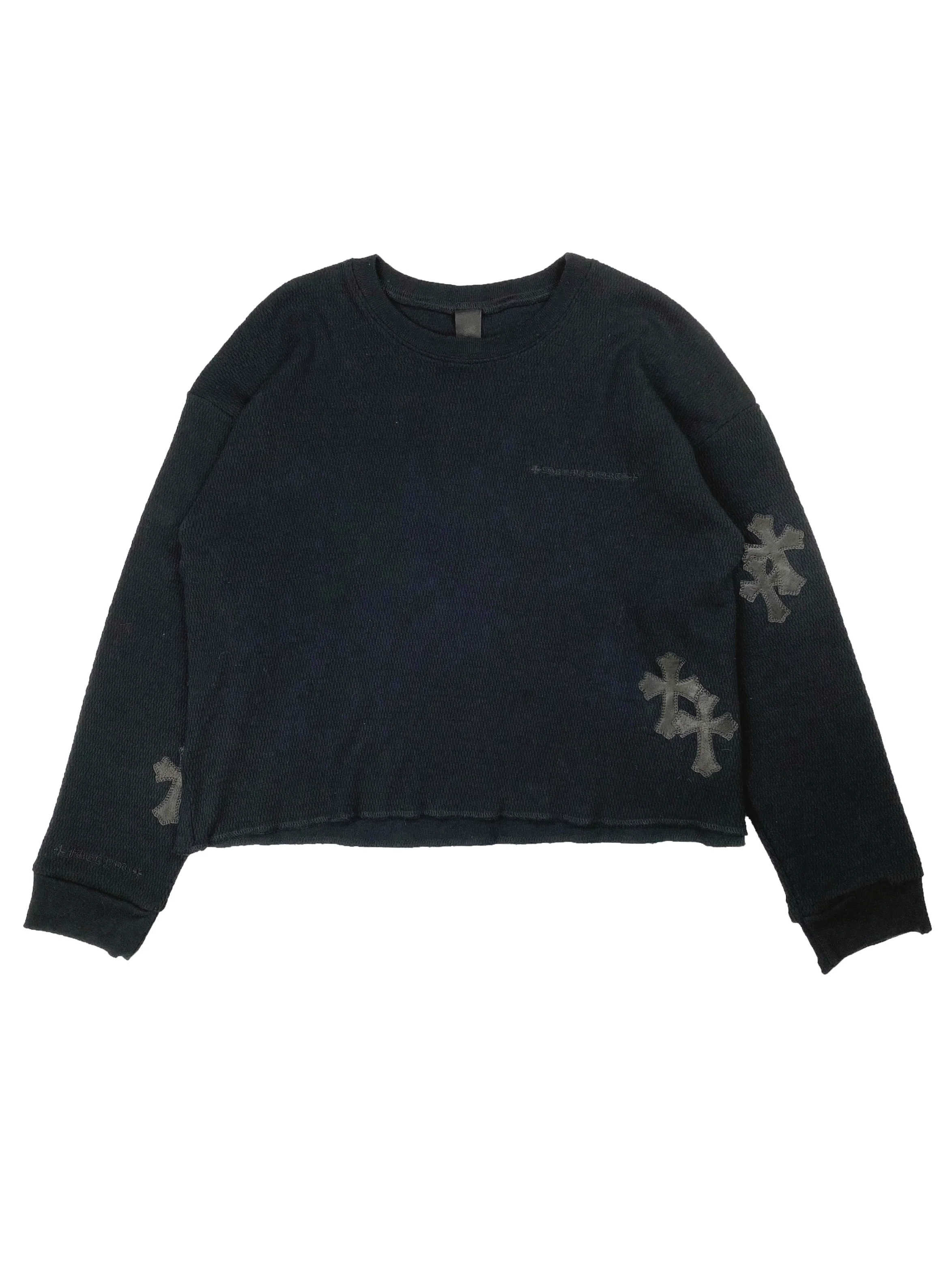 Cashmere Cross Patch Sweater