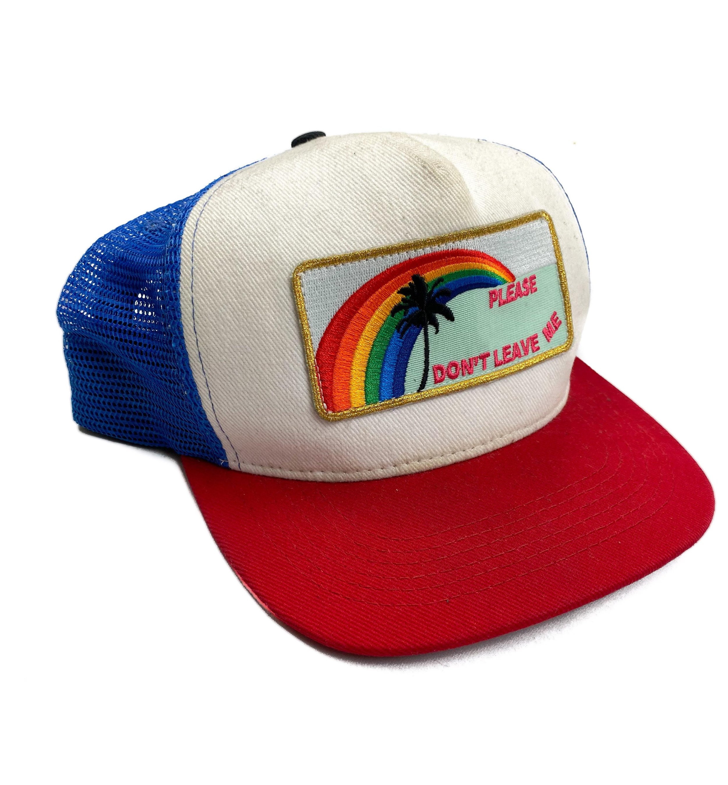 Please don't leave us trucker hat