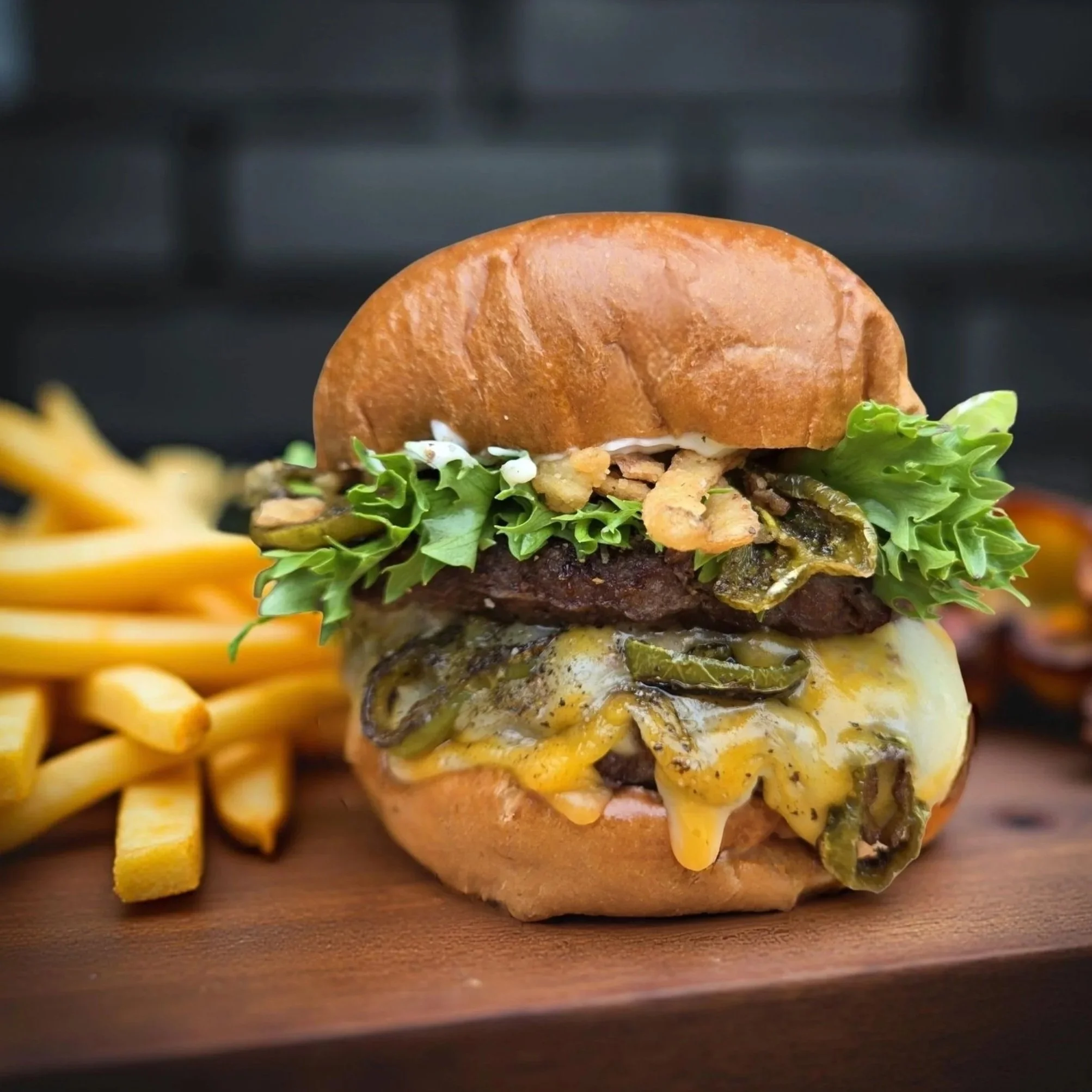Abraham's Smoked Spices Double Jalepeno Cheese Burger Fire in the Cascades
