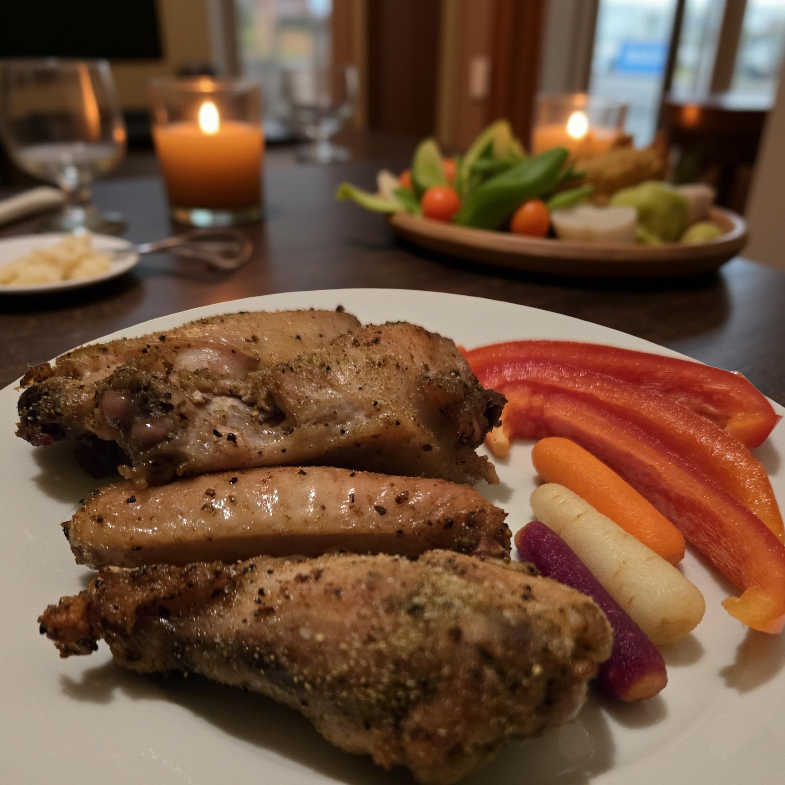Smoky BBQ Oven Wings