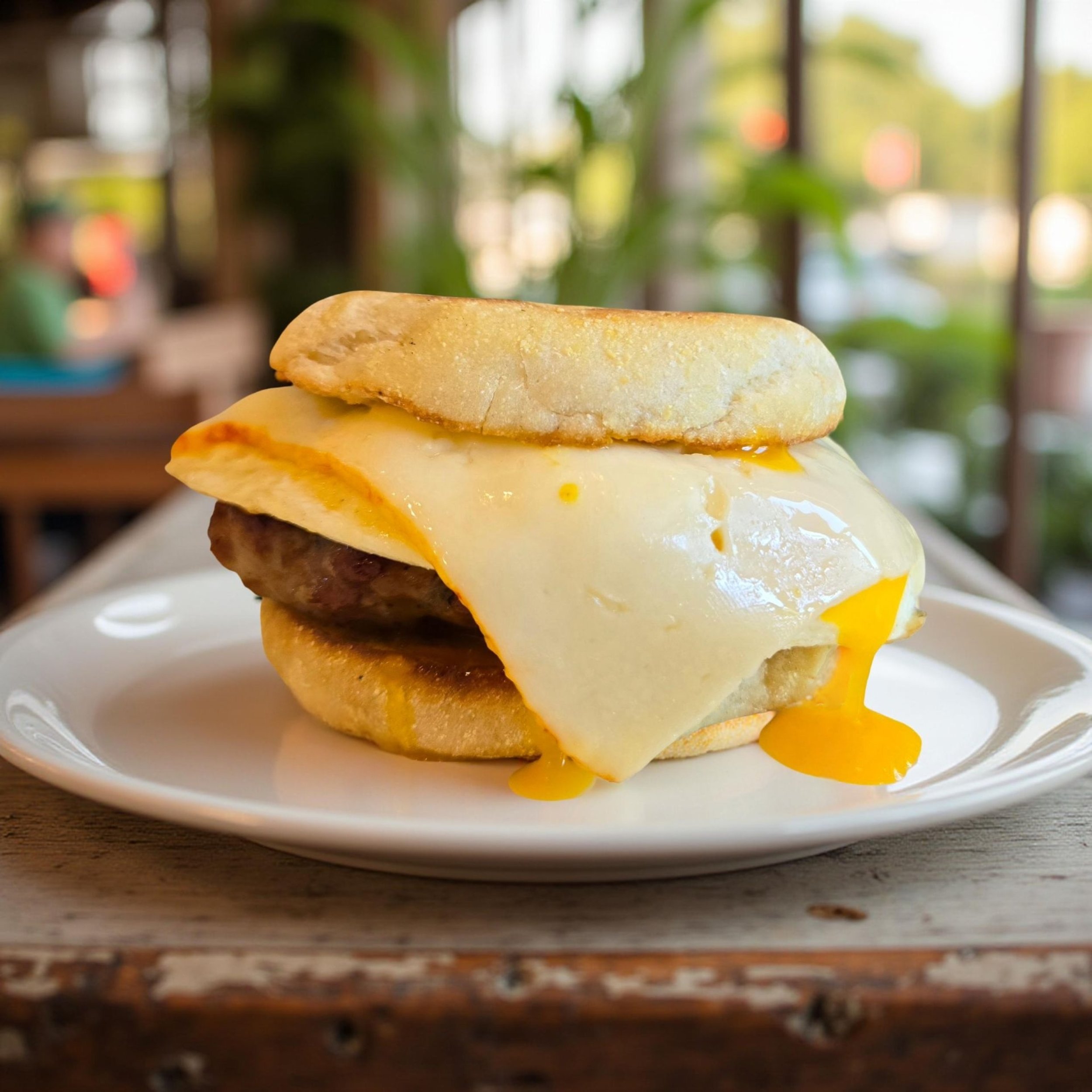 SPG Maple Pork Breakfast Sandwiches