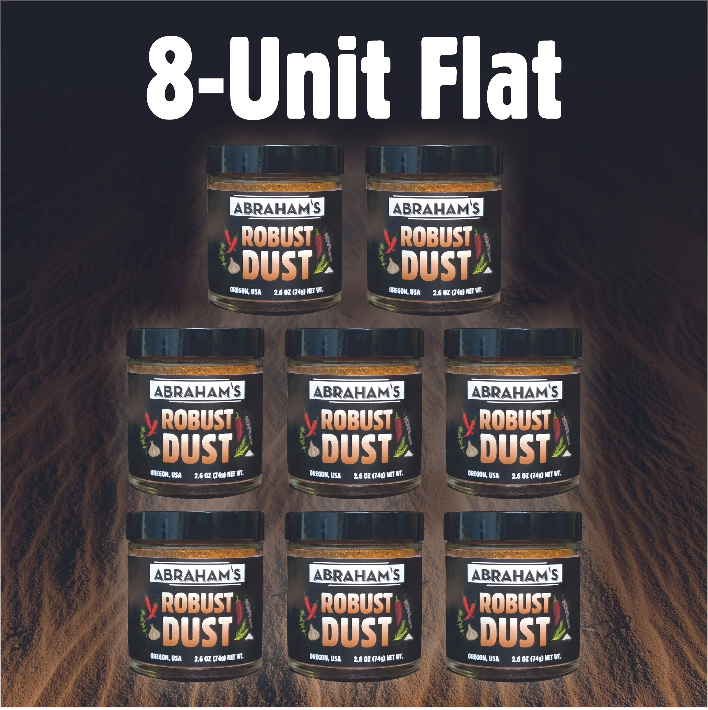 8-Unit Flat Abraham's Spices Robust Dust.jpg