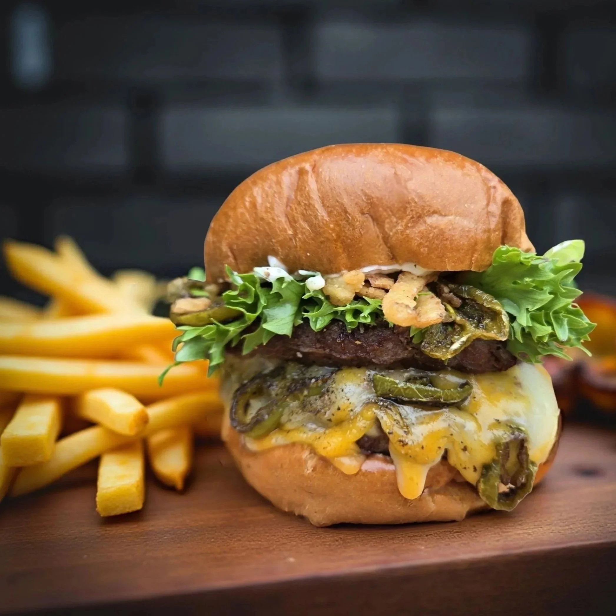 Abraham's Smoked Spices Double Jalepeno Cheese Burger Fire in the Cascades