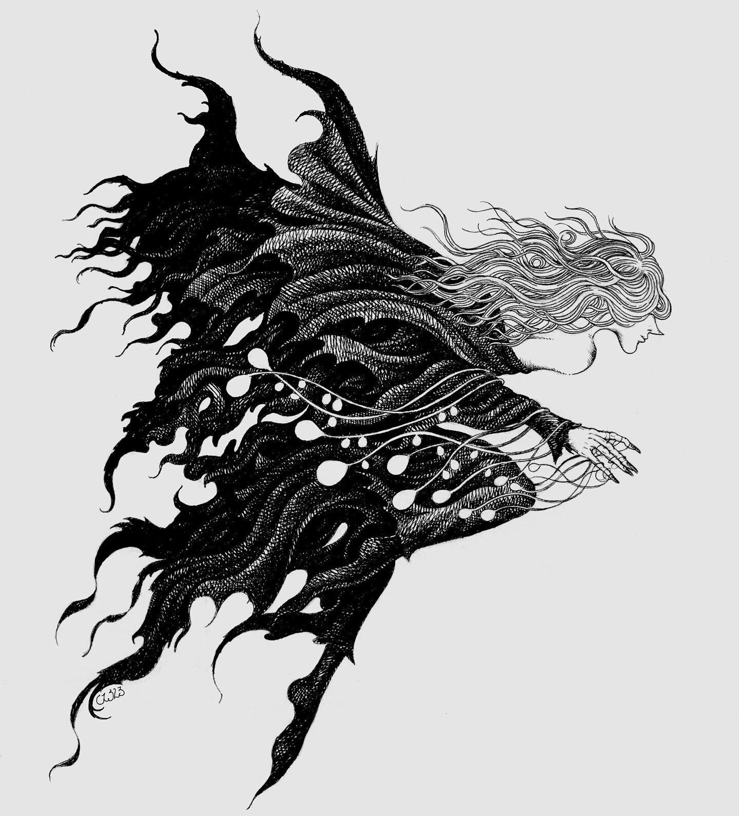 Looming Lucifer
🦇🦇🦇

.
.
.
.

#illustration #drawing #linework #iblackwork #darkartist #darkartists #gothicstyle #gothicart #harryclarke #onlythedarkest #engraving #goth