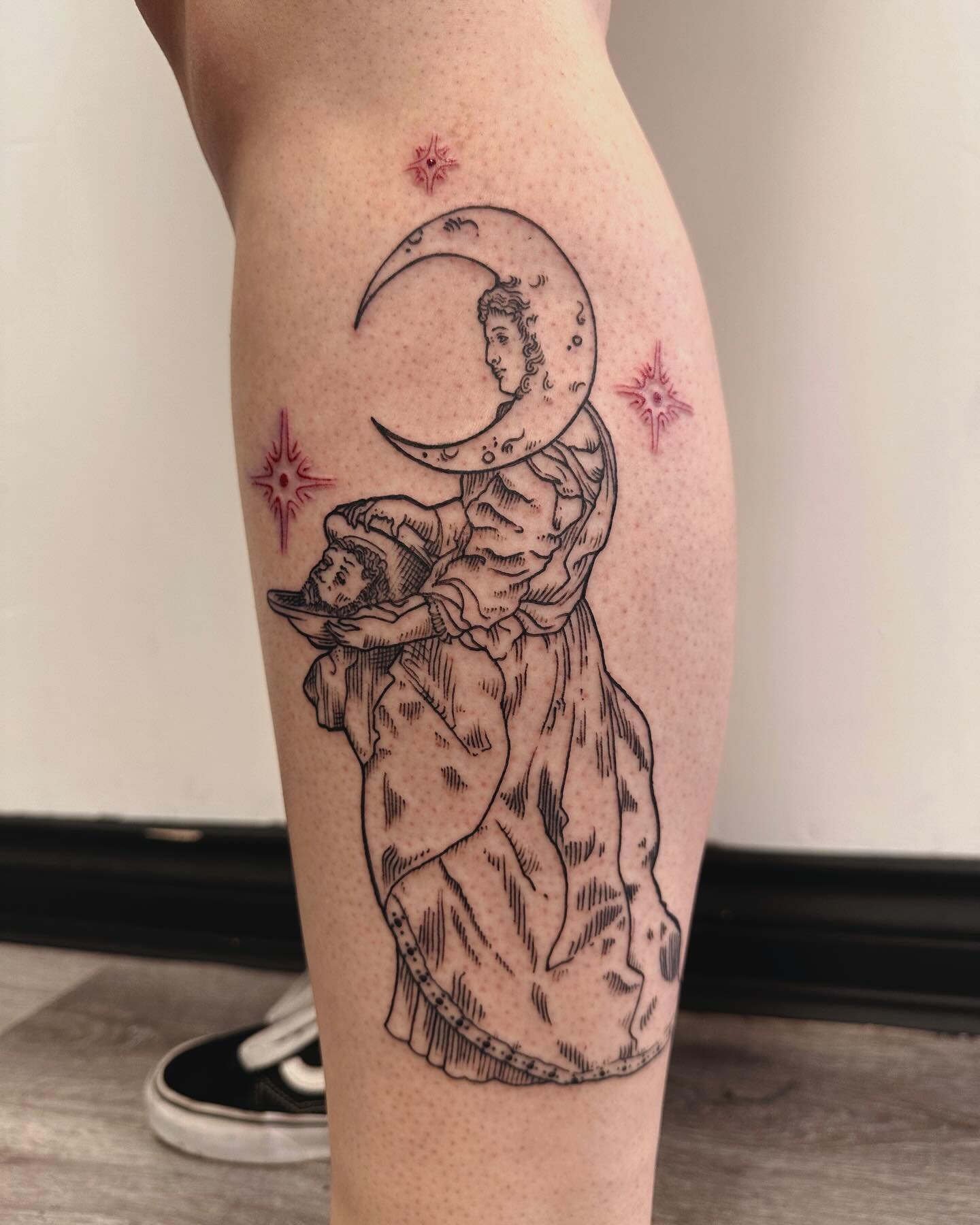 ⚜️leg adornment⚜️
Thanks so much for coming in!
.
.
.
.
.
.
.
.
.
.
.
.
.
.
.
#tattoo #finelinetattoo #witchy #pagan #goth #gothic #tattoos #art