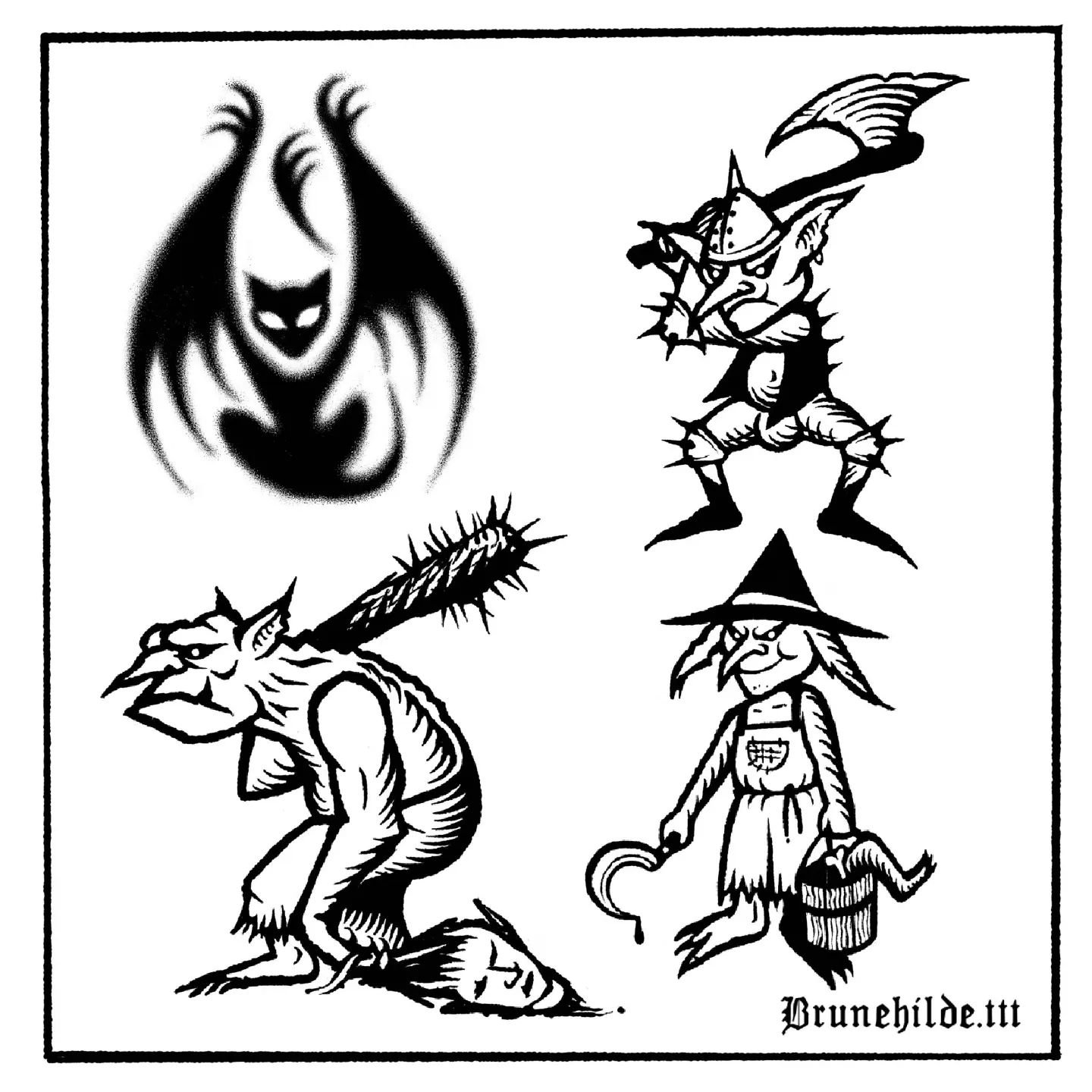 Flash inspir&eacute; par Magic the gathering, premier venu premier servi aujourd'hui au studio @nuitblanchetattoo !
.
.
.
#engraving #engravingtattoo #darkfantasy #magicthegathering #paris #paristattoo