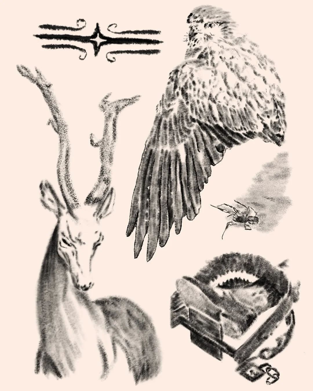 these guys drift around their world and then find some place to stay. Or some place to be stuck. Or smushed. and some more writing for your reading