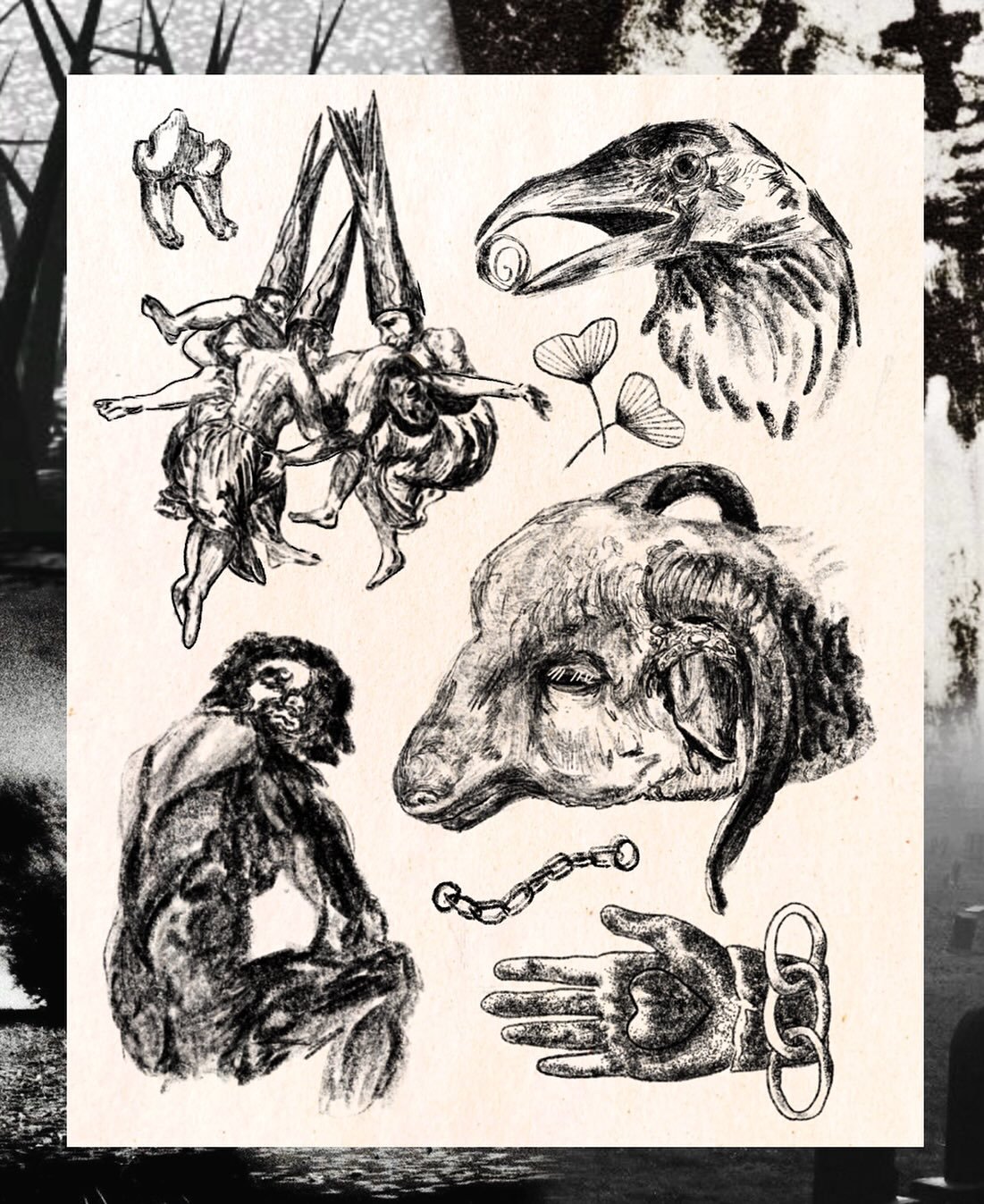 Darker and spookier. Give the people what they want! art from a couple different Francisco&rsquo;s among other things