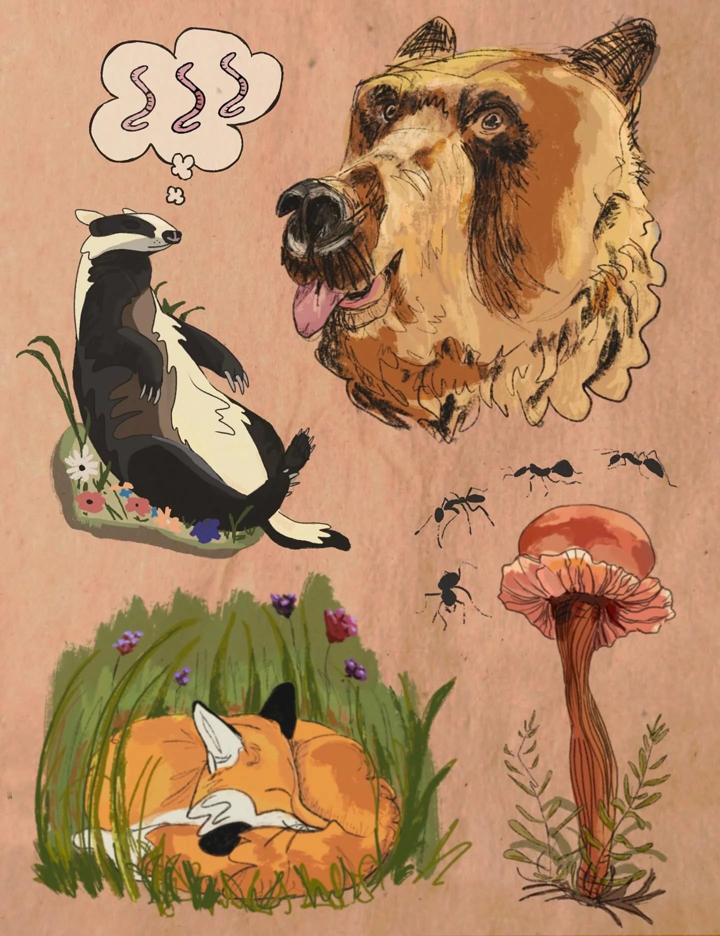 I have it on good authority that it&rsquo;s a woodland creature summer.. Some critters large and small 🦊