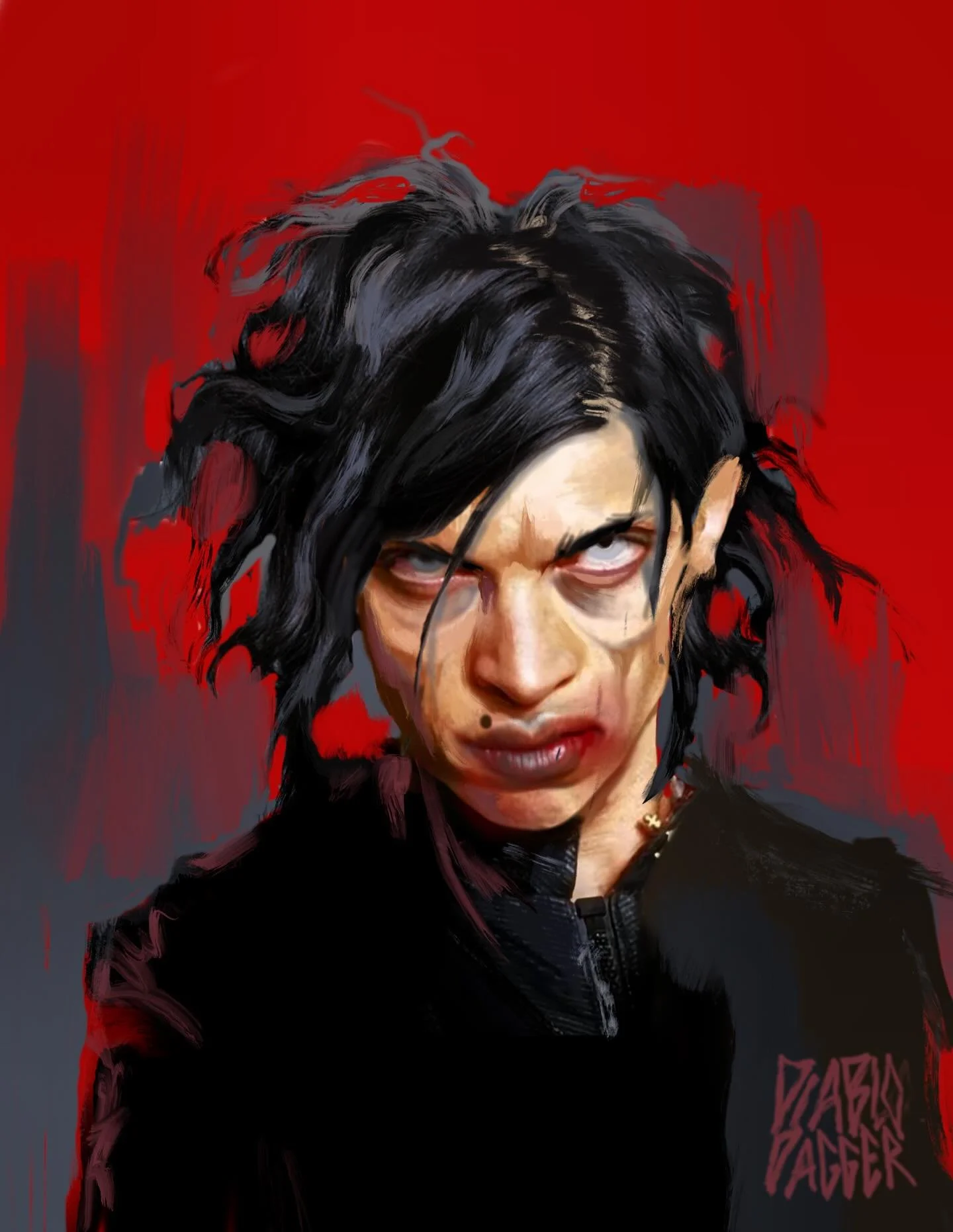 Please come get a vampire the masquerade tattoo. Here is composite/photobash/paintover concept art of my ttrpg character to prove my worthiness. I swear I&rsquo;m the nerd for you. 

This is a reference I&rsquo;m using for an upcoming work. 

#vampir