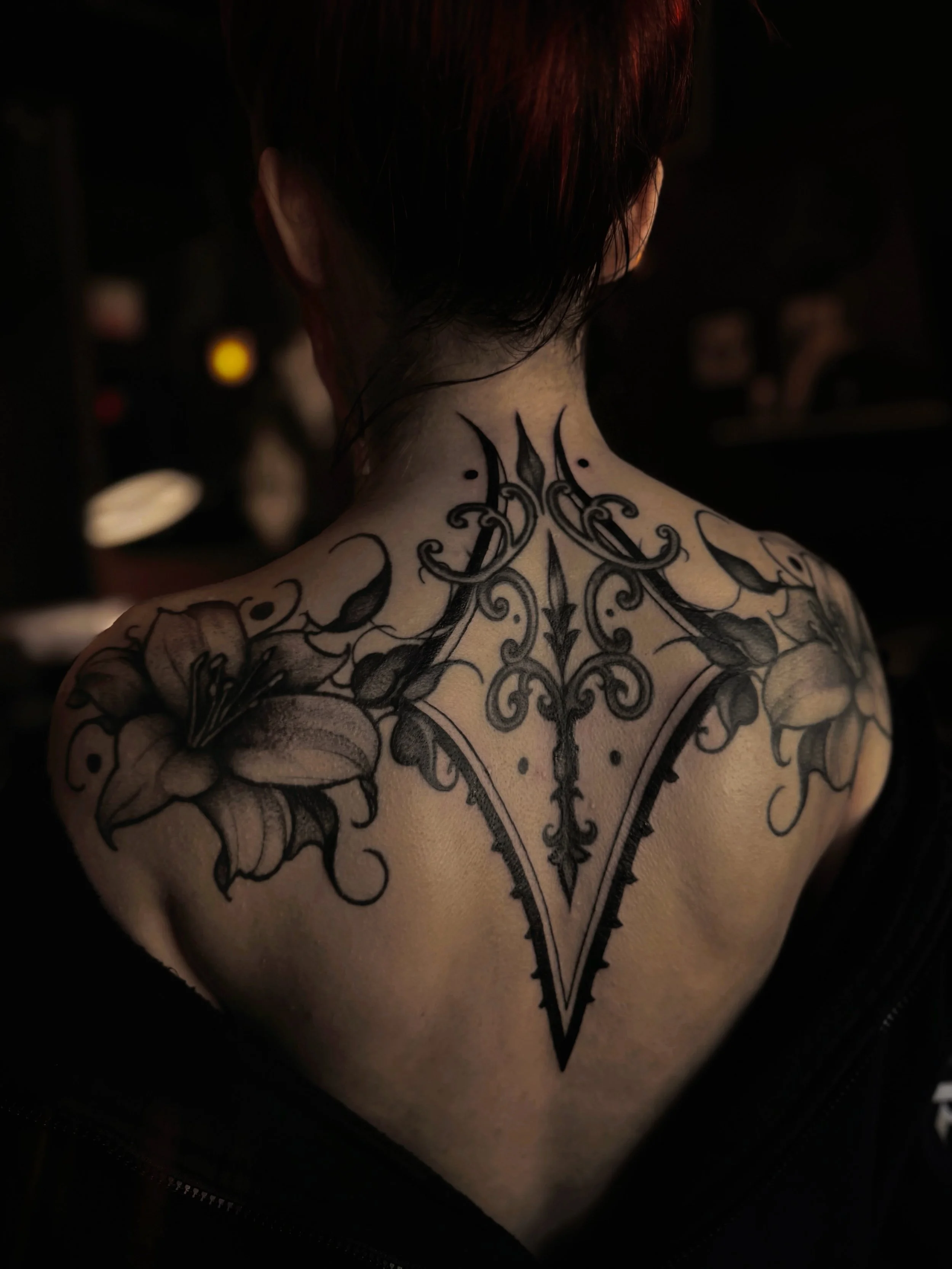 we added some ornamental bits to this piece we did a year ago 🖤 thank you maddy !! 🥰