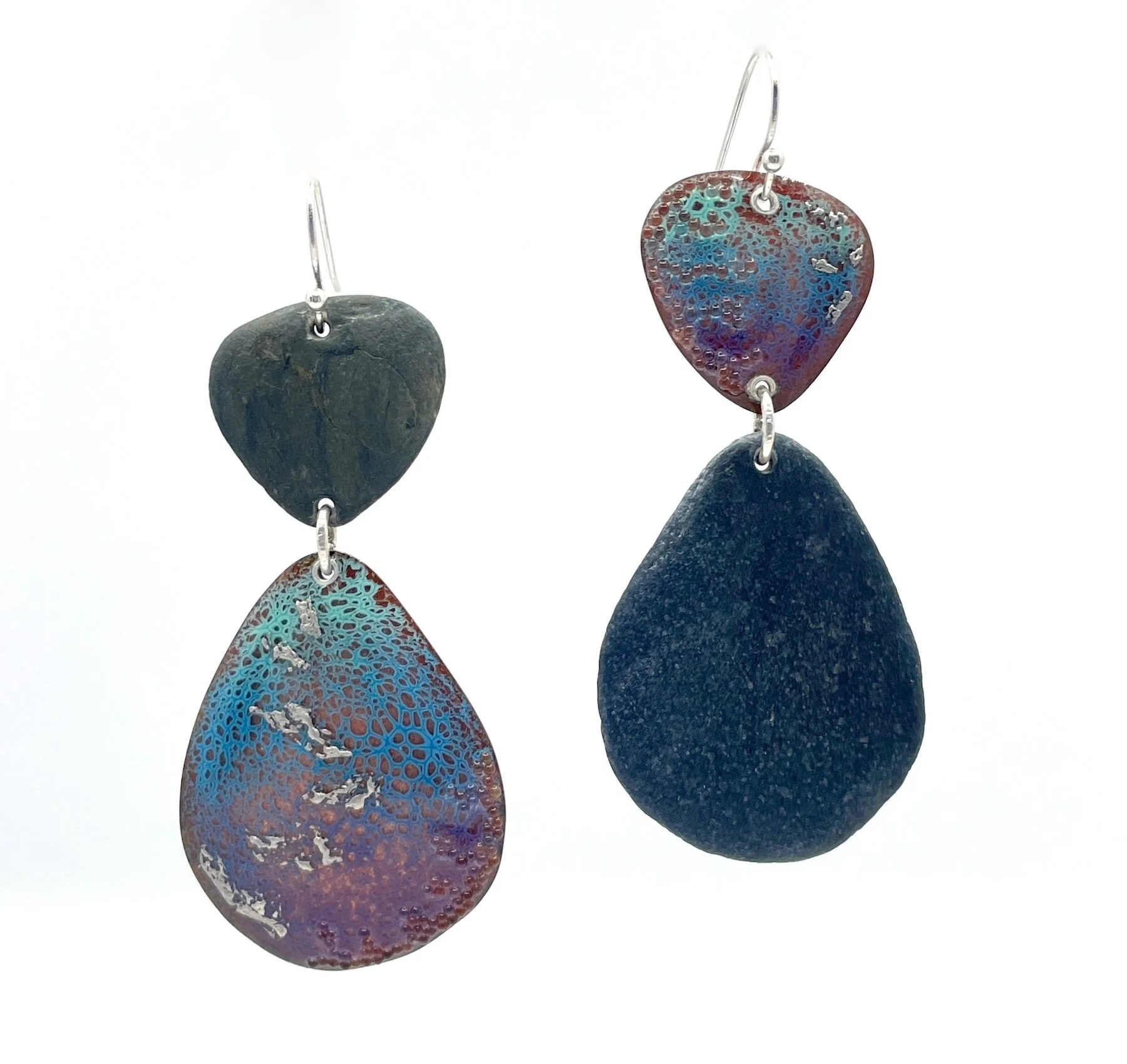 Cornish Sea Stone Earrings - Foam.jpg