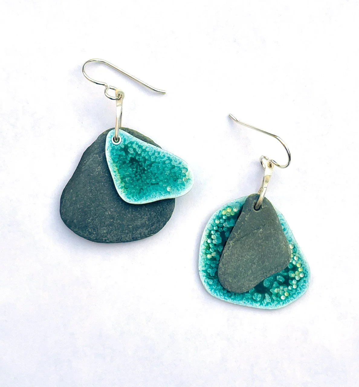 Cornish Sea Stone Earrings - Moss.jpeg