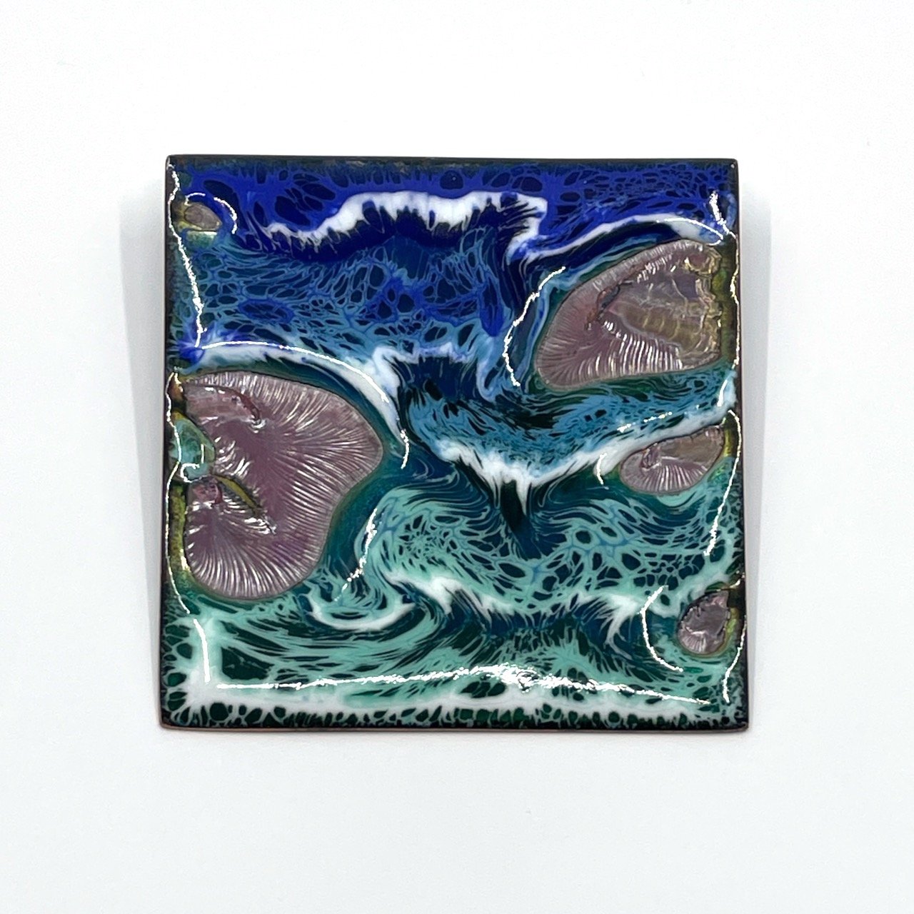 Square Sea Brooch – Cool