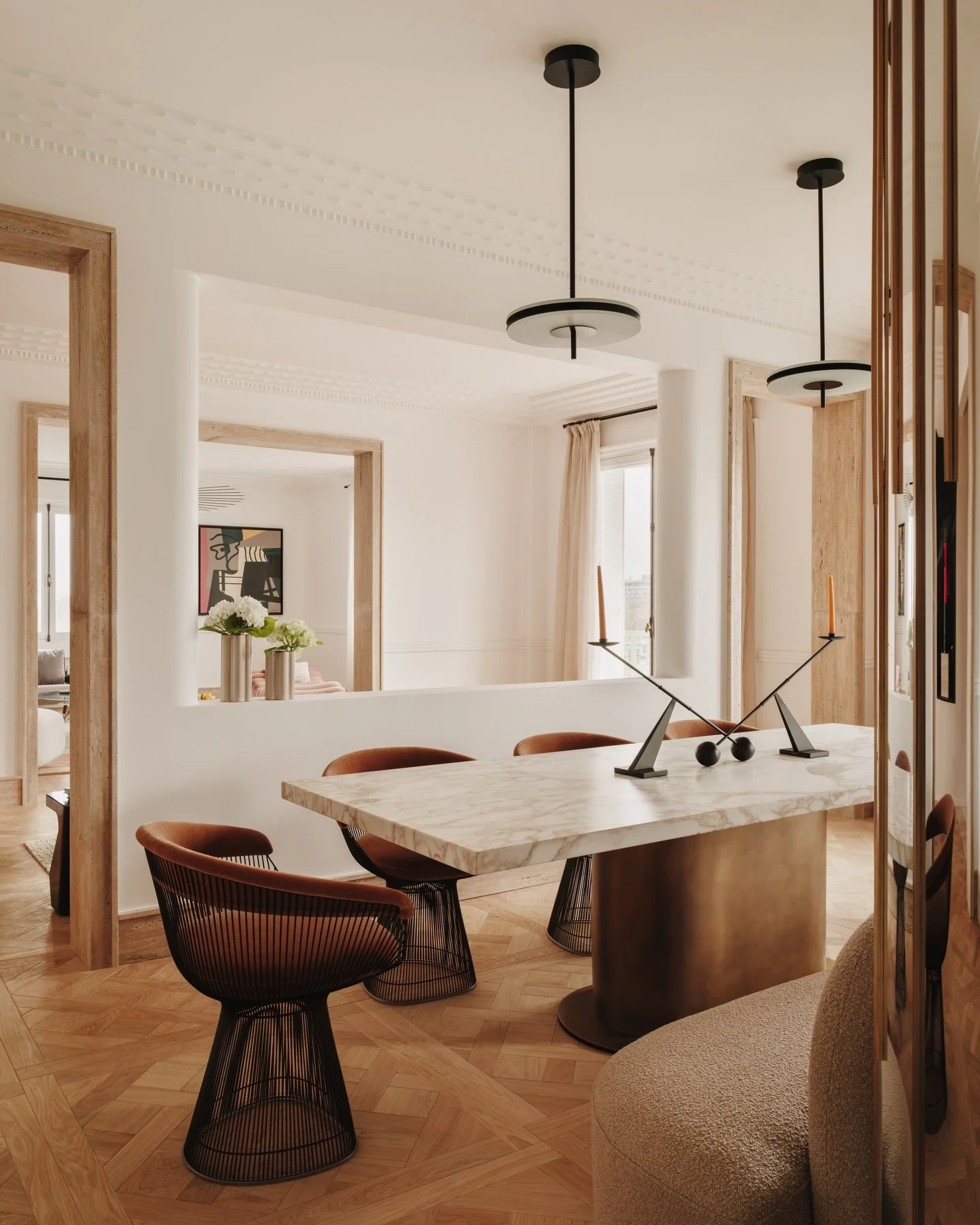 Apartment in Paris designed by @a2.concepts @espacesalinea