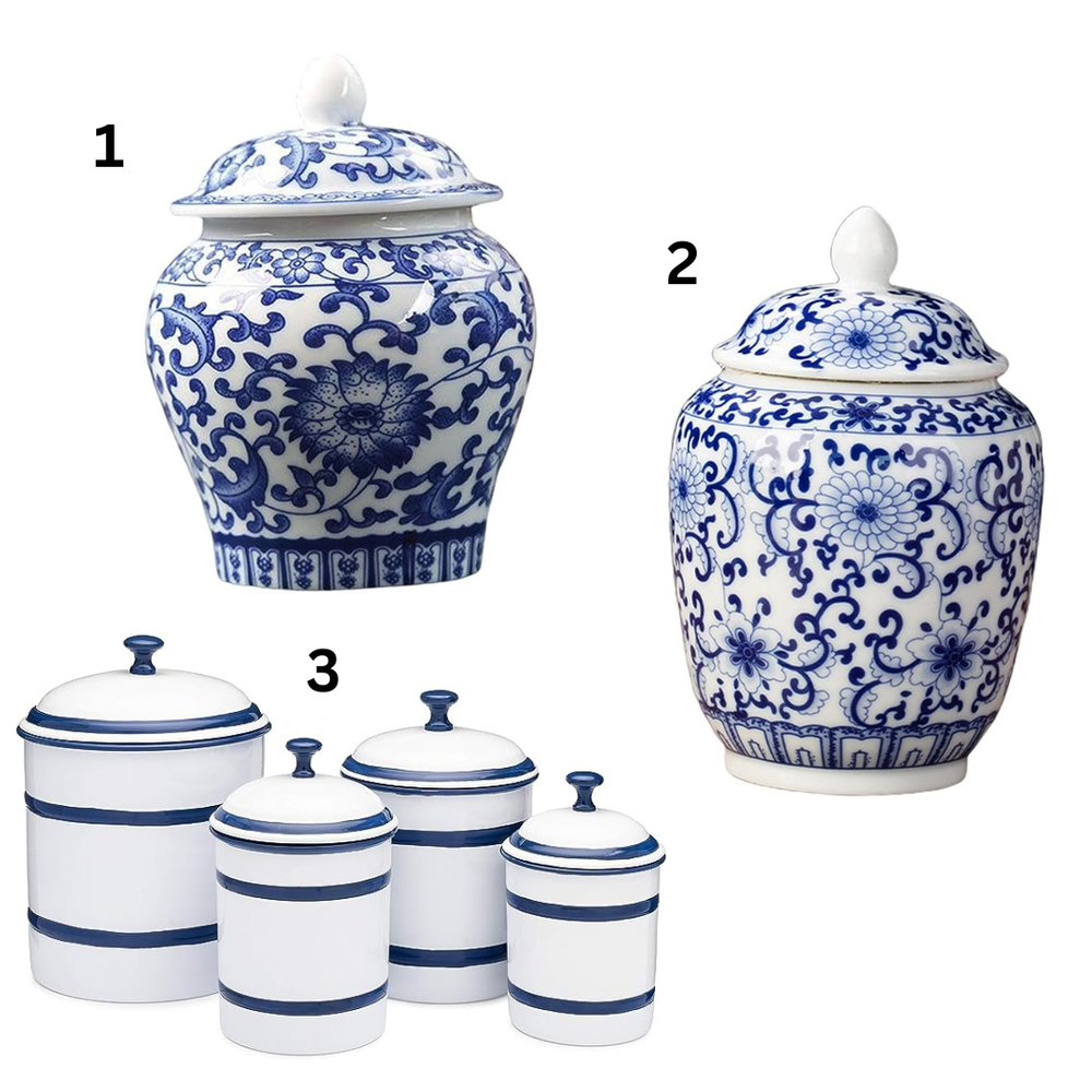 Navy Kitchen Accessories — Michelle Leanne HOME