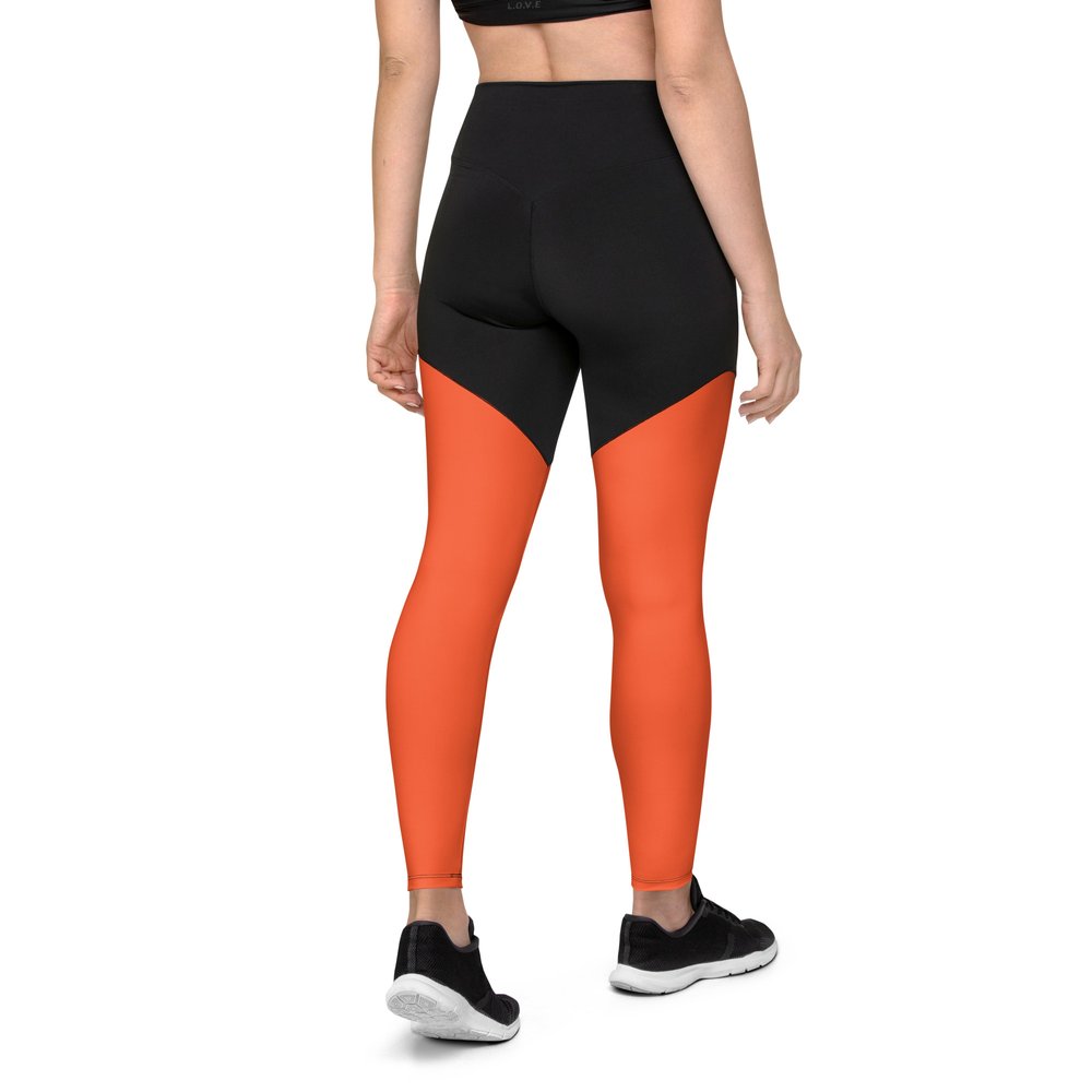 Rarp-ID Women's High-Perform Orange Yoga Pants Leggings - Compression Fit —  Rarp-ID Fitness